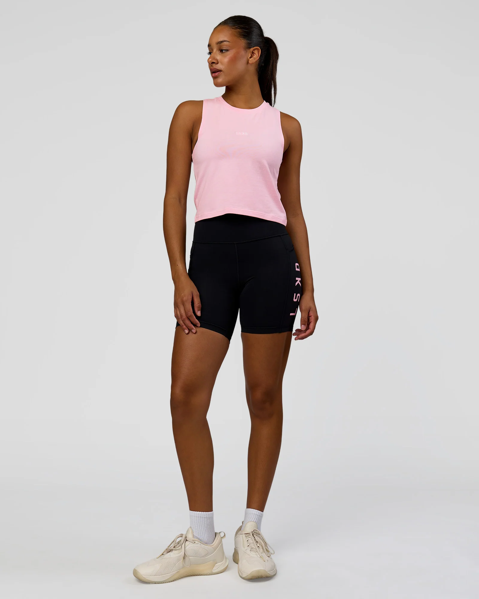 Rep Ultra High-Rise 6" Short Pockets - Black-Marshmallow - Image 3