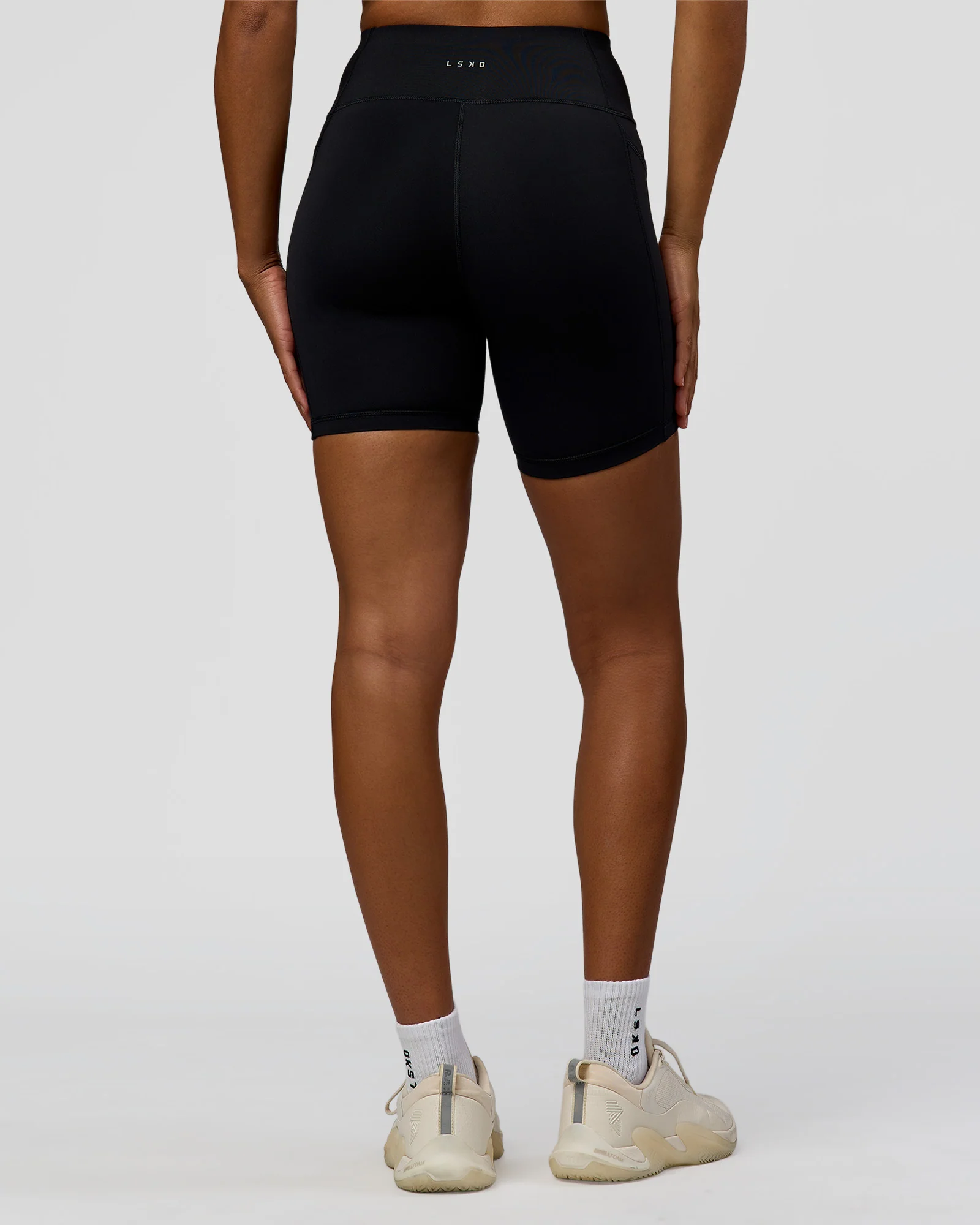 Rep Ultra High-Rise 6" Short Pockets - Black-Marshmallow - Image 4