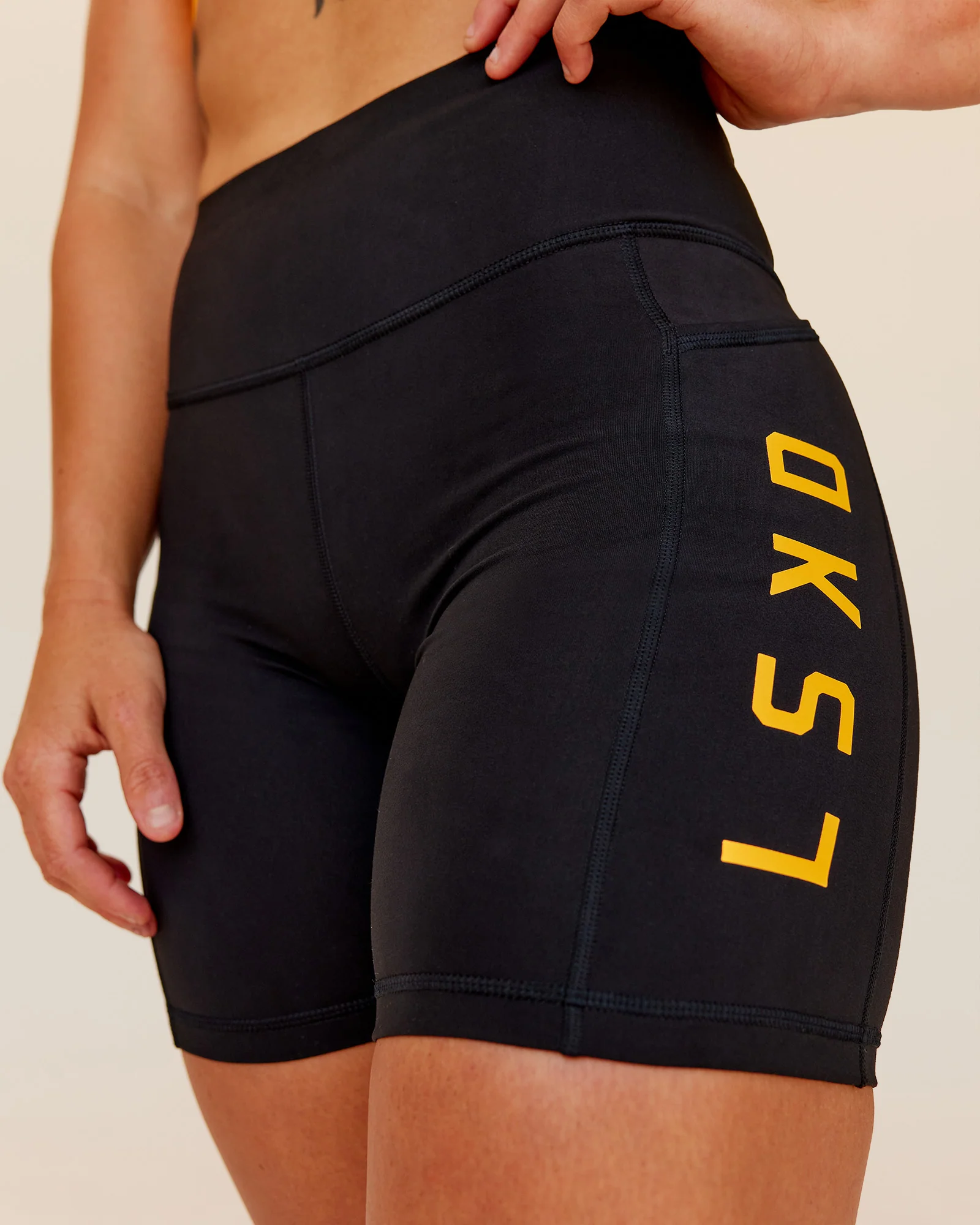 Rep Ultra High-Rise 6" Short Pockets - Black-Zinnia - Image 7