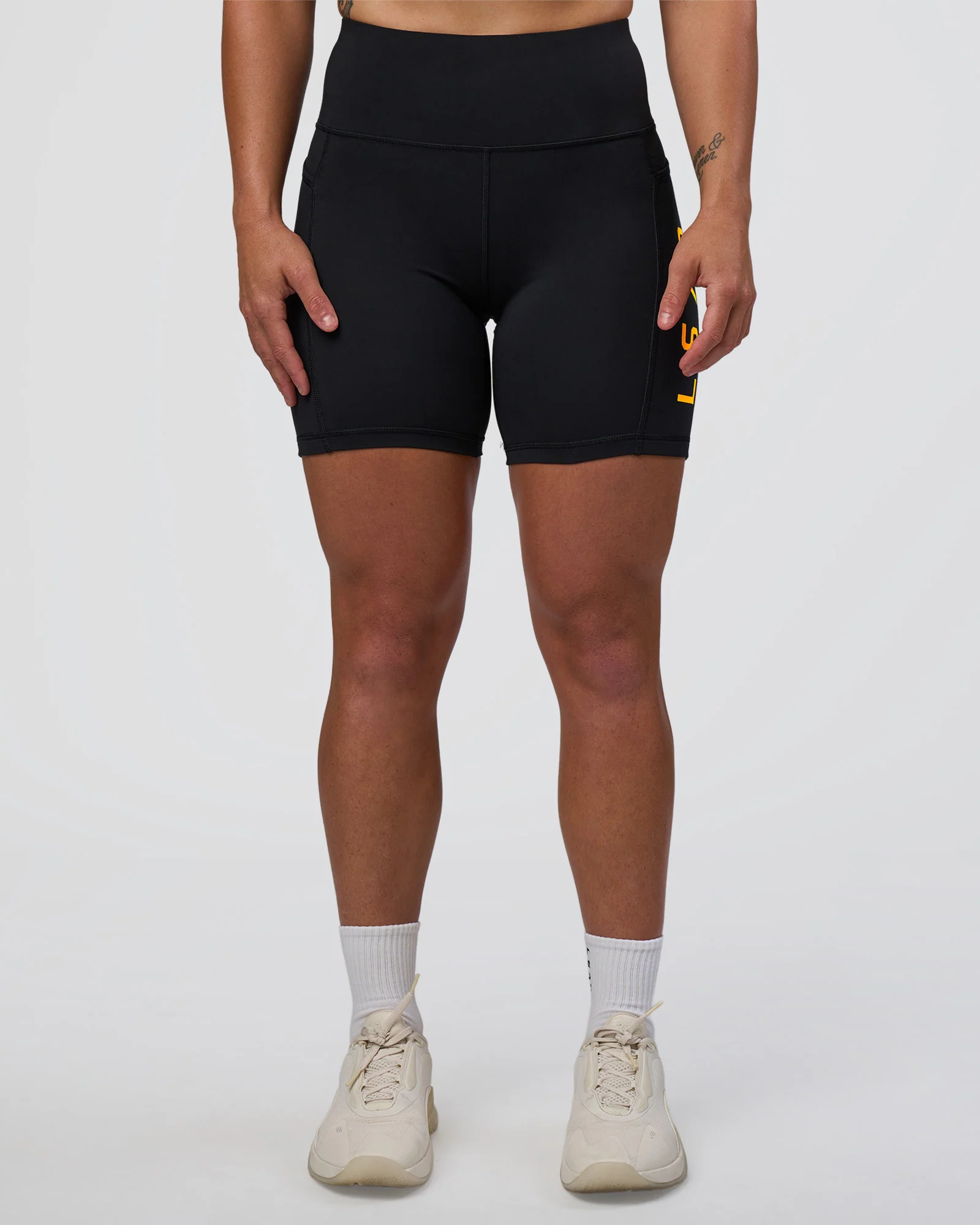 Rep Ultra High-Rise 6" Short Pockets - Black-Zinnia - Image 9