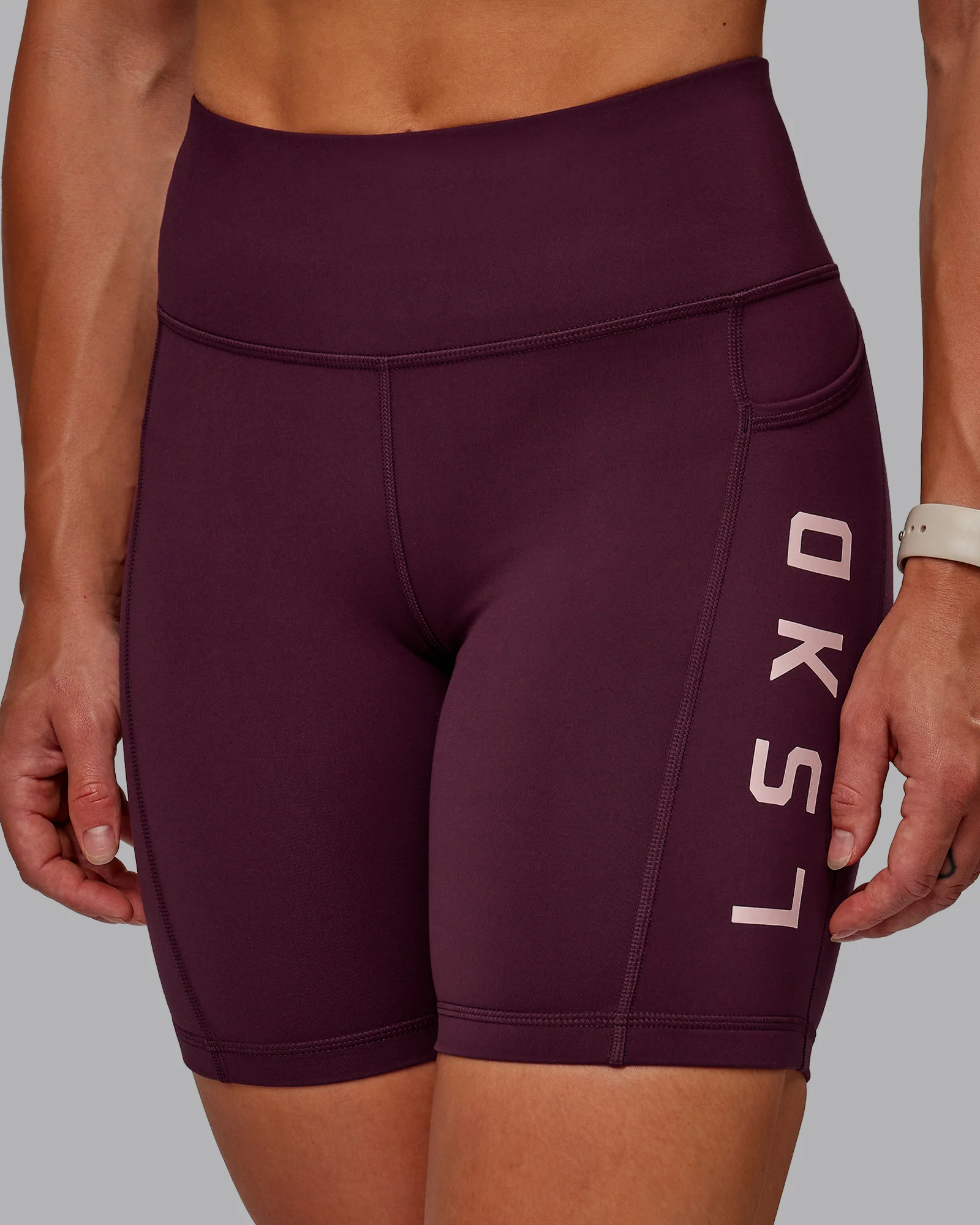Rep Ultra High-Rise 6" Short Pockets - Cherry Lacquer-Marshmallow - Image 6