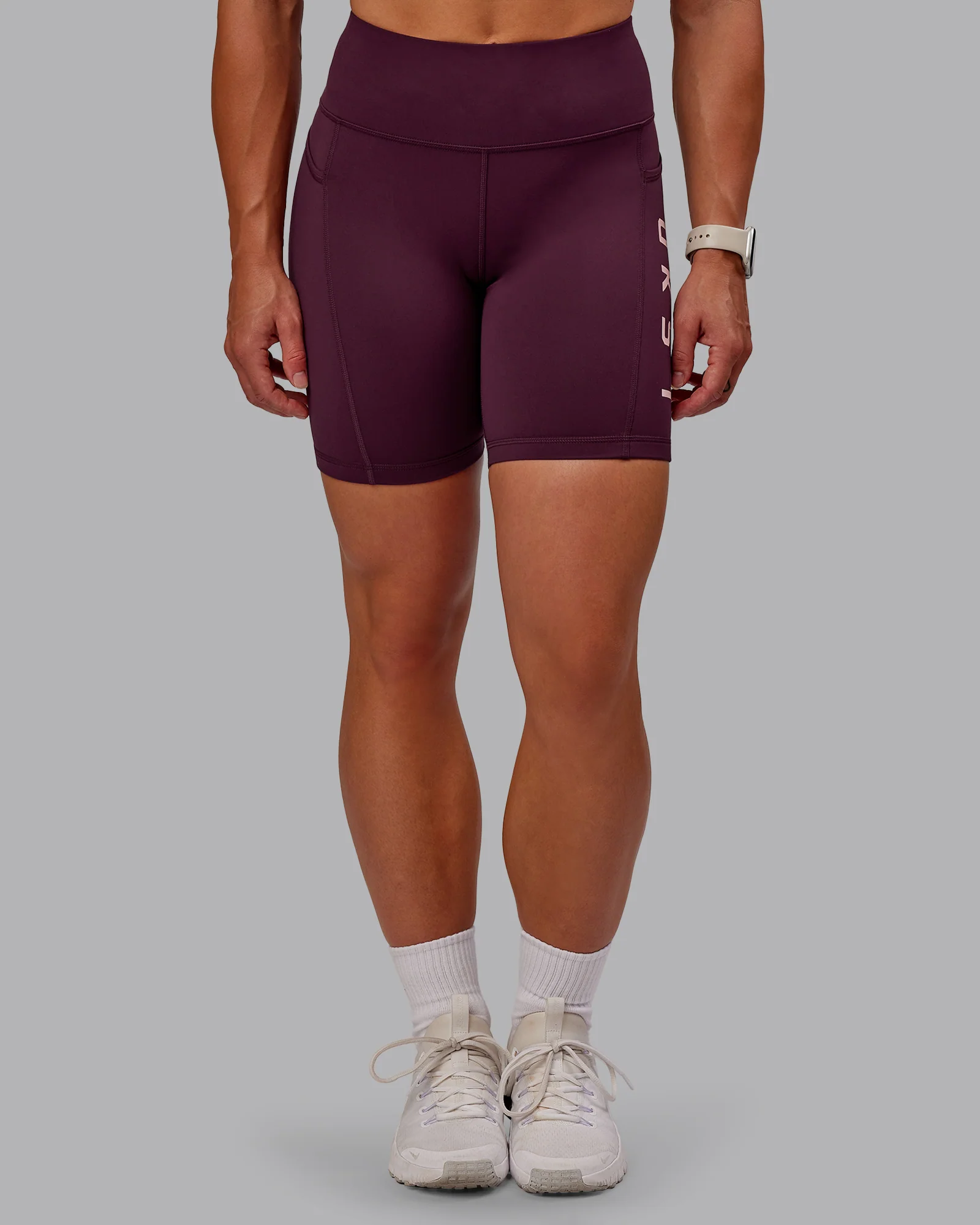 Rep Ultra High-Rise 6" Short Pockets - Cherry Lacquer-Marshmallow - Image 7