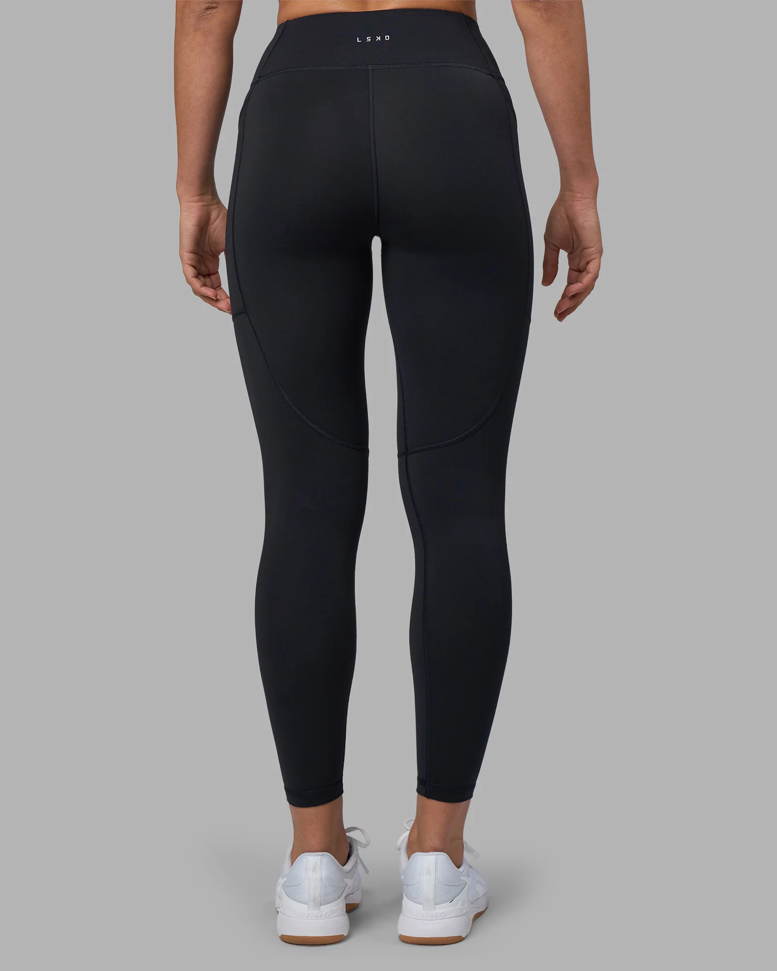 Rep Ultra High-Rise 7/8 Legging Pockets - Black-Blue Atoll - Image 4