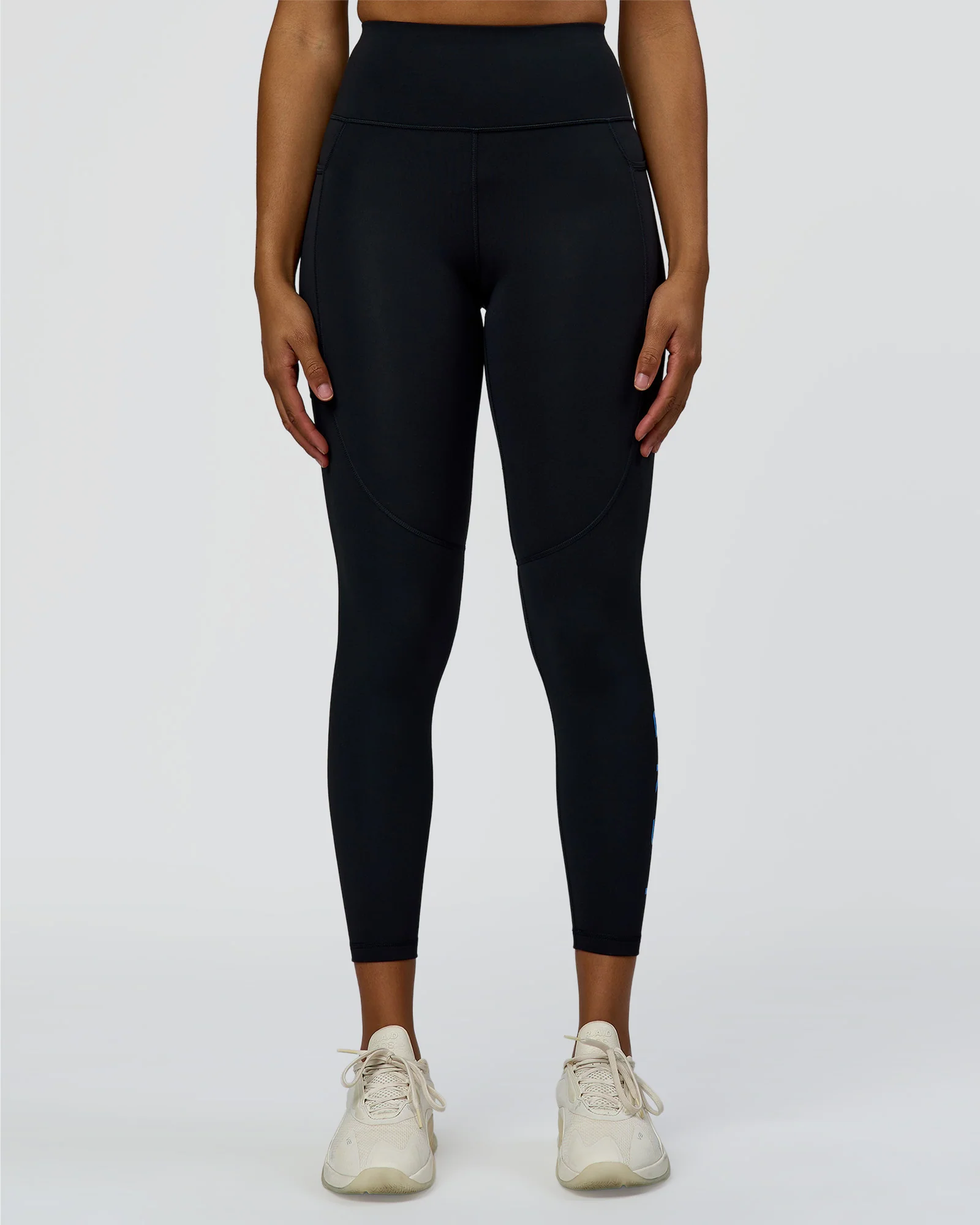 Rep Ultra High-Rise 7/8 Legging Pockets - Black-Palace Blue - Image 6
