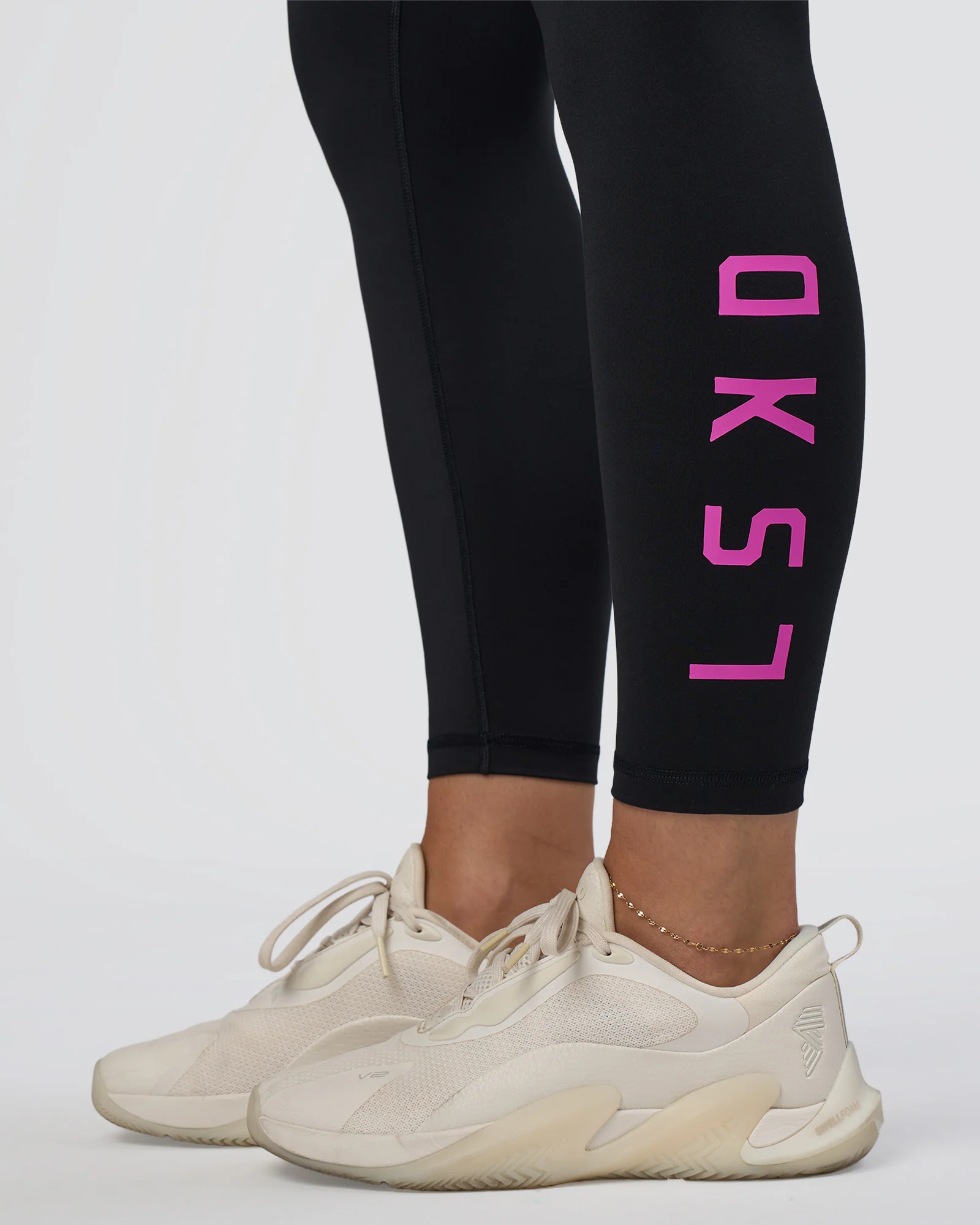 Rep Ultra High-Rise 7/8 Legging Pockets - Black-Ultra Fuchsia - Image 6