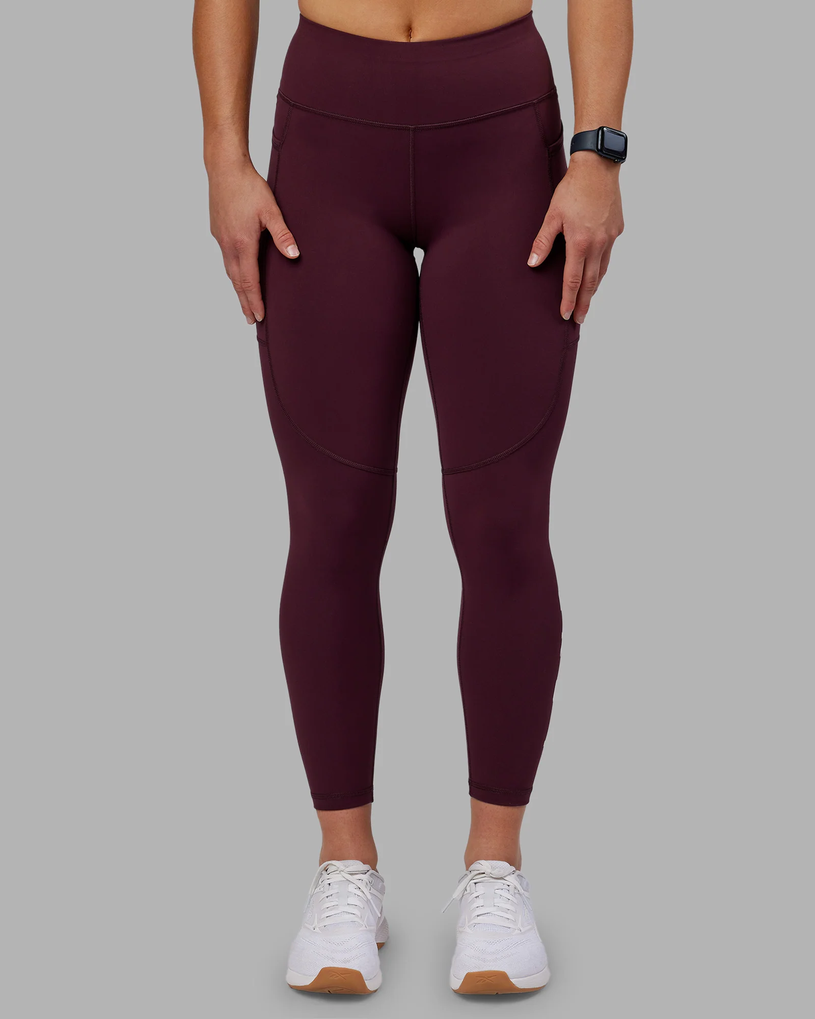 Rep Ultra High-Rise 7/8 Legging Pockets - Cherry Lacquer-White - Image 6
