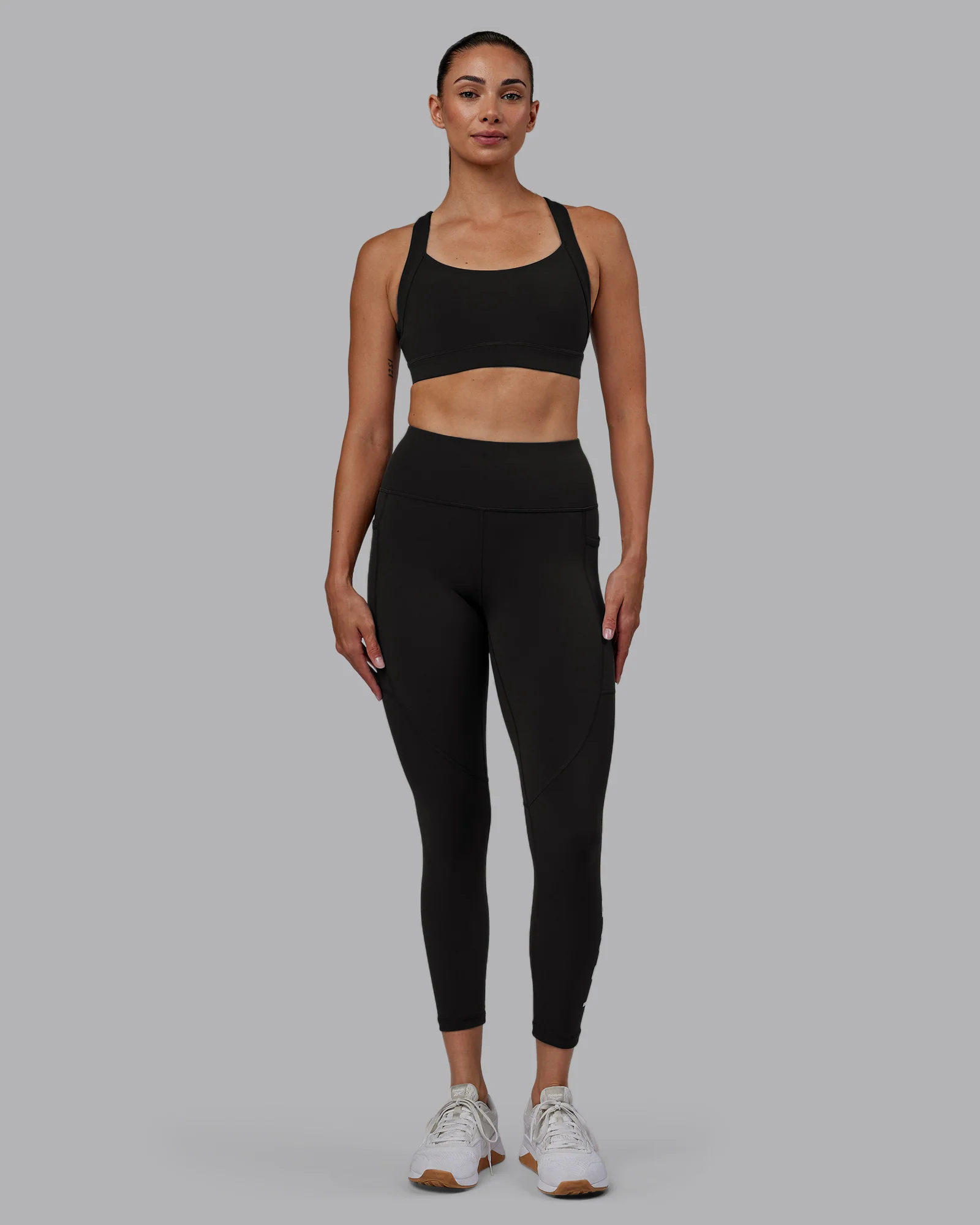 Rep Ultra High-Rise 7/8 Legging Pockets - Pirate Black-White - Image 7