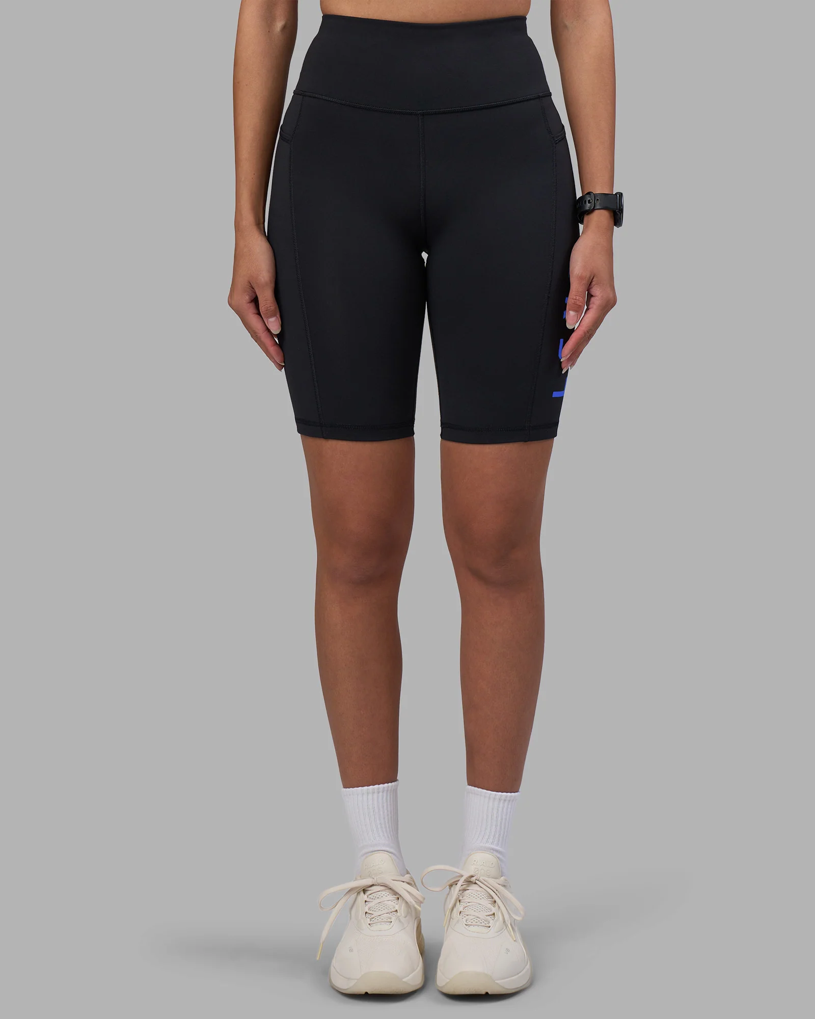 Rep Ultra High-Rise 9" Short Pockets - Black-Power Cobalt - Image 7