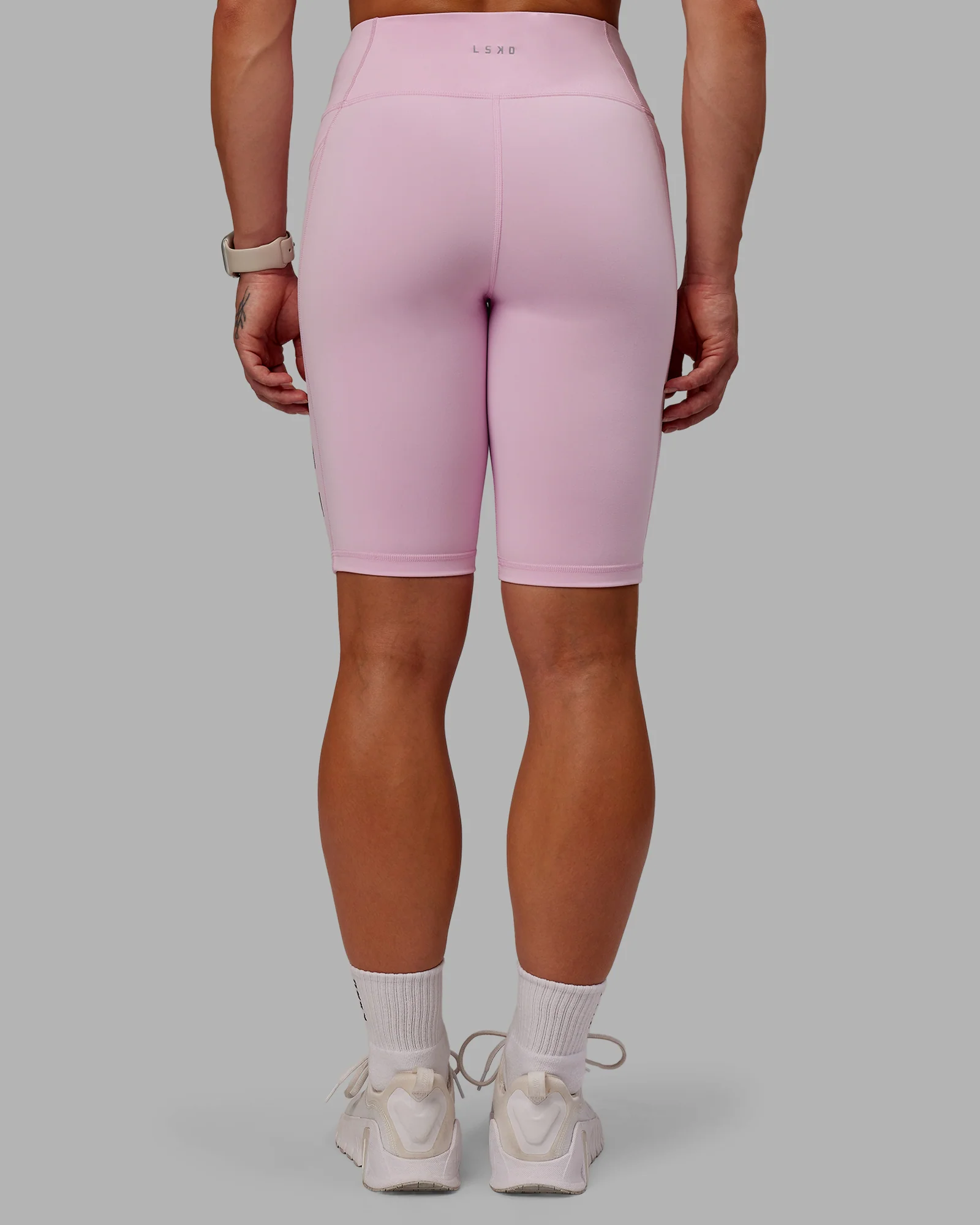 Rep Ultra High-Rise 9" Short Pockets - Marshmallow-Cherry Lacquer - Image 5