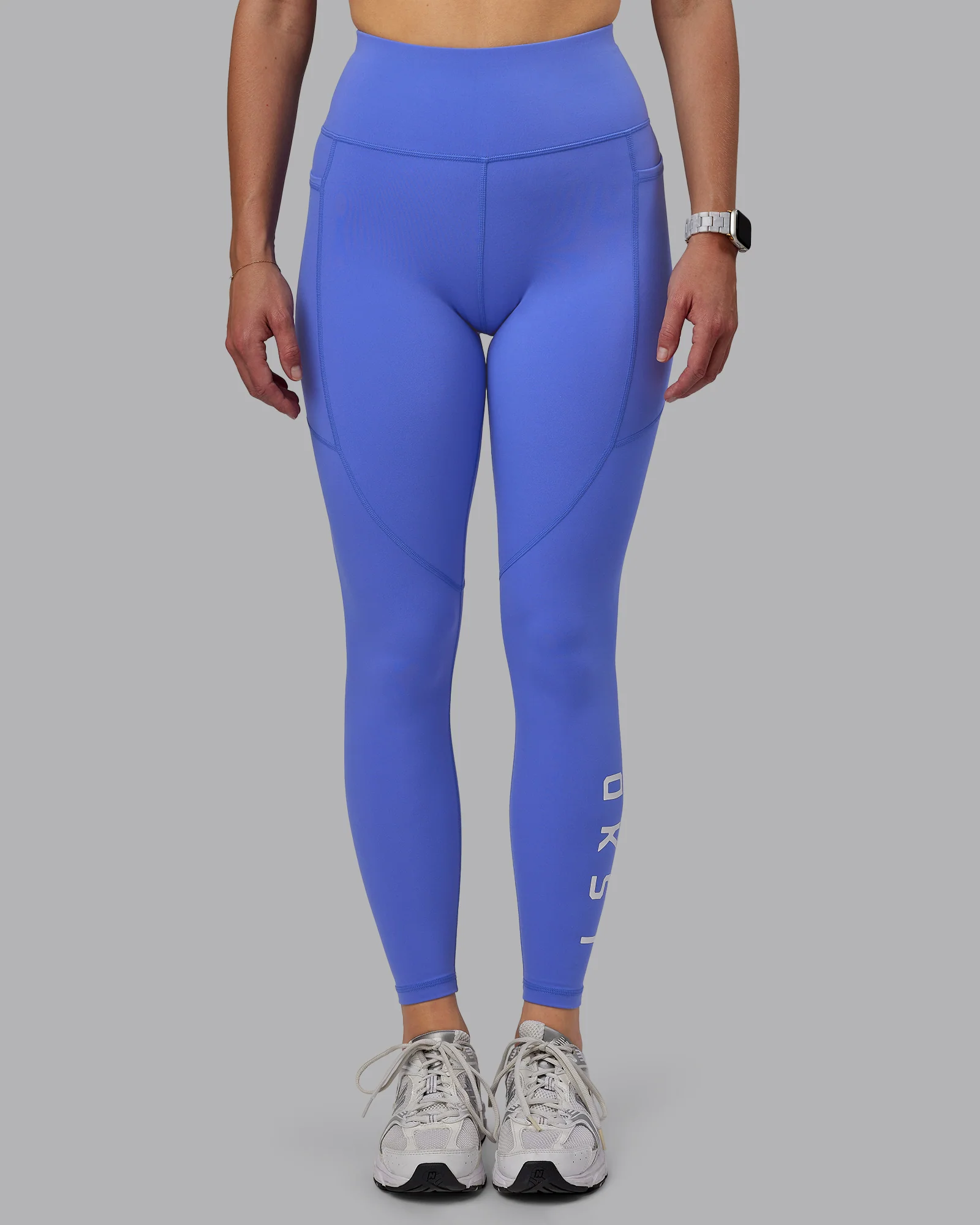 Rep Ultra High-Rise Full Length Legging Pockets - Baja Blue-White - Image 2