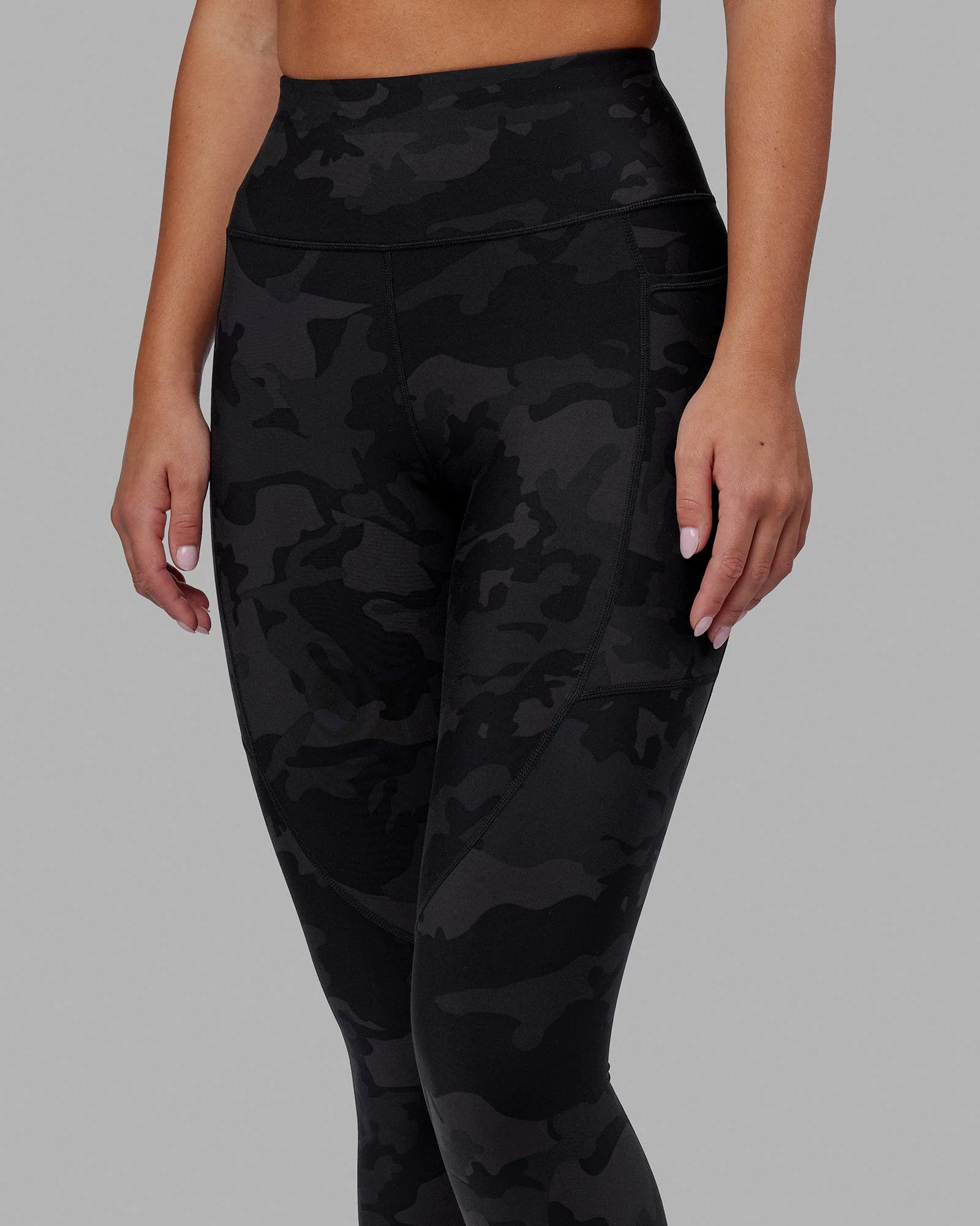 Rep Ultra High-Rise Full Length Legging Pockets - Black-Camo - Image 5