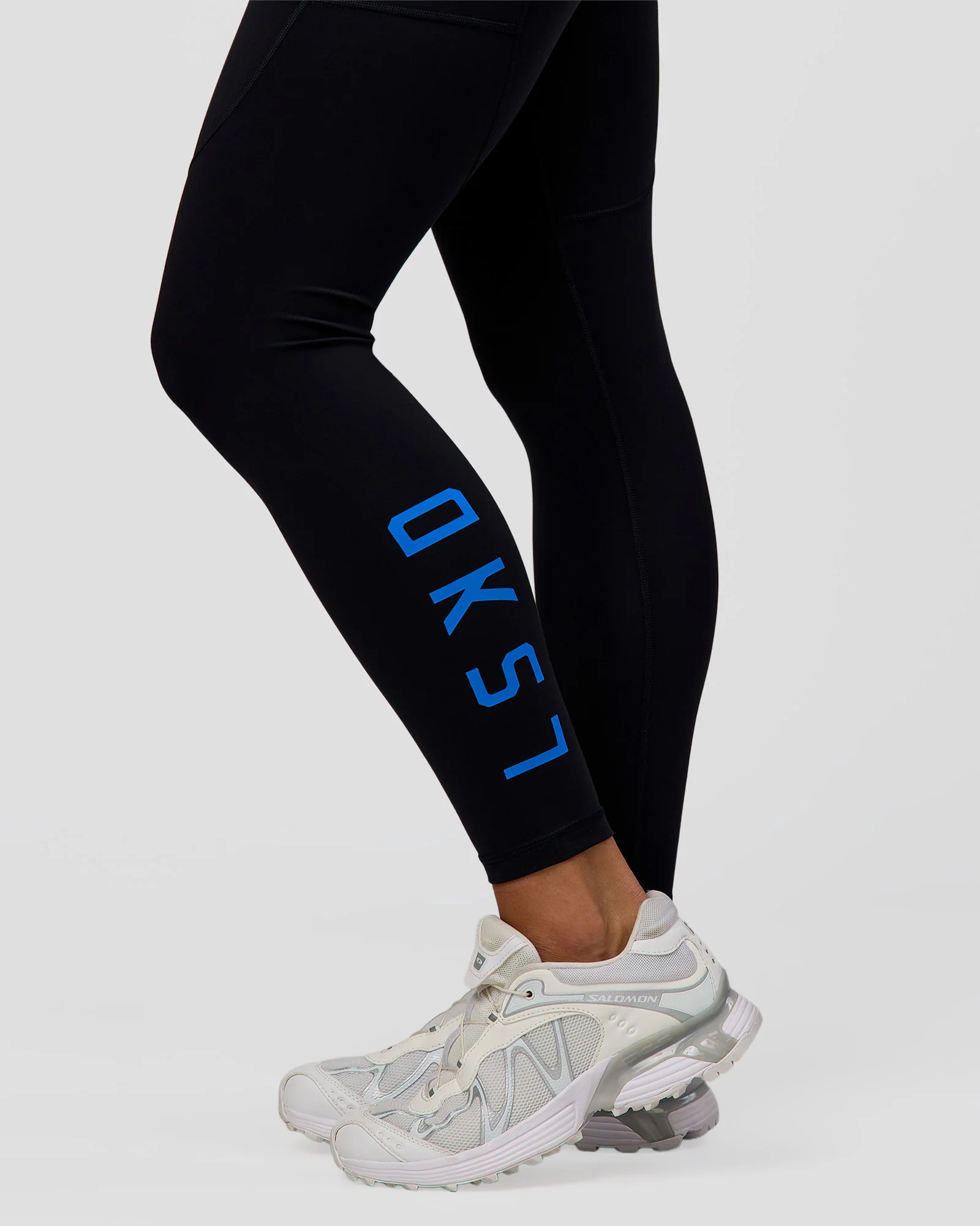 Rep Ultra High-Rise Full Length Legging Pockets - Black-Palace Blue - Image 3