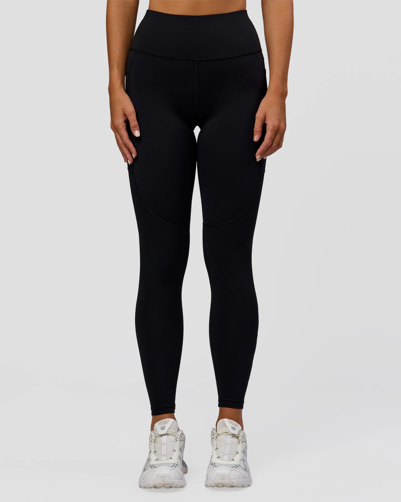 Rep Ultra High-Rise Full Length Legging Pockets - Black-Palace Blue - Image 6