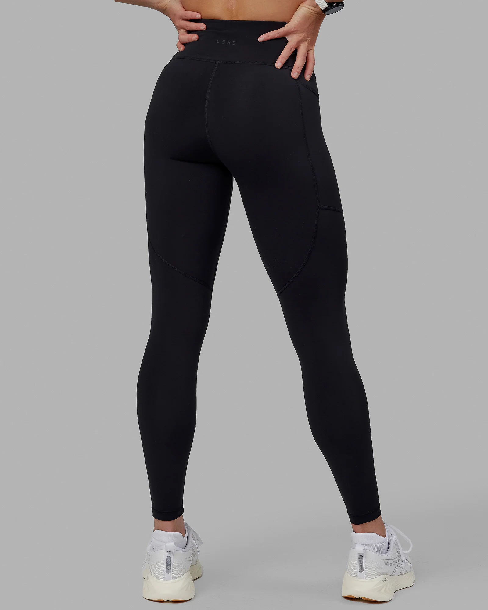 Rep Ultra High-Rise Full Length Legging Pockets - Black-White - Image 6