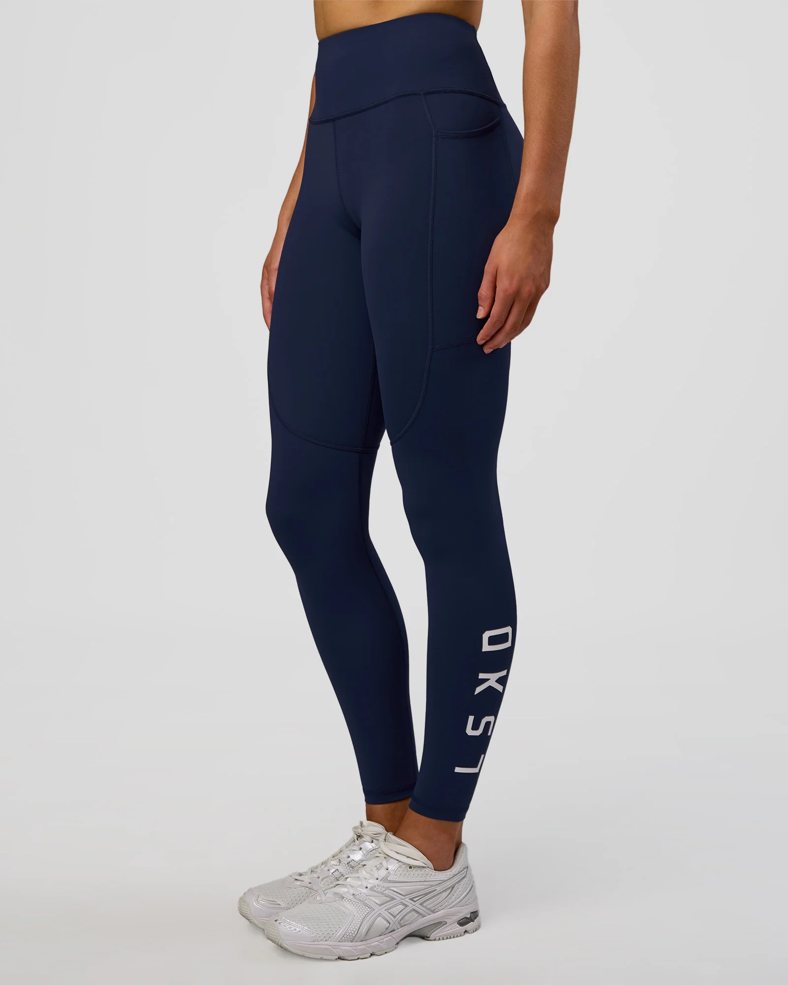 Rep Ultra High-Rise Full Length Legging Pockets - Future Navy-White - Image 6