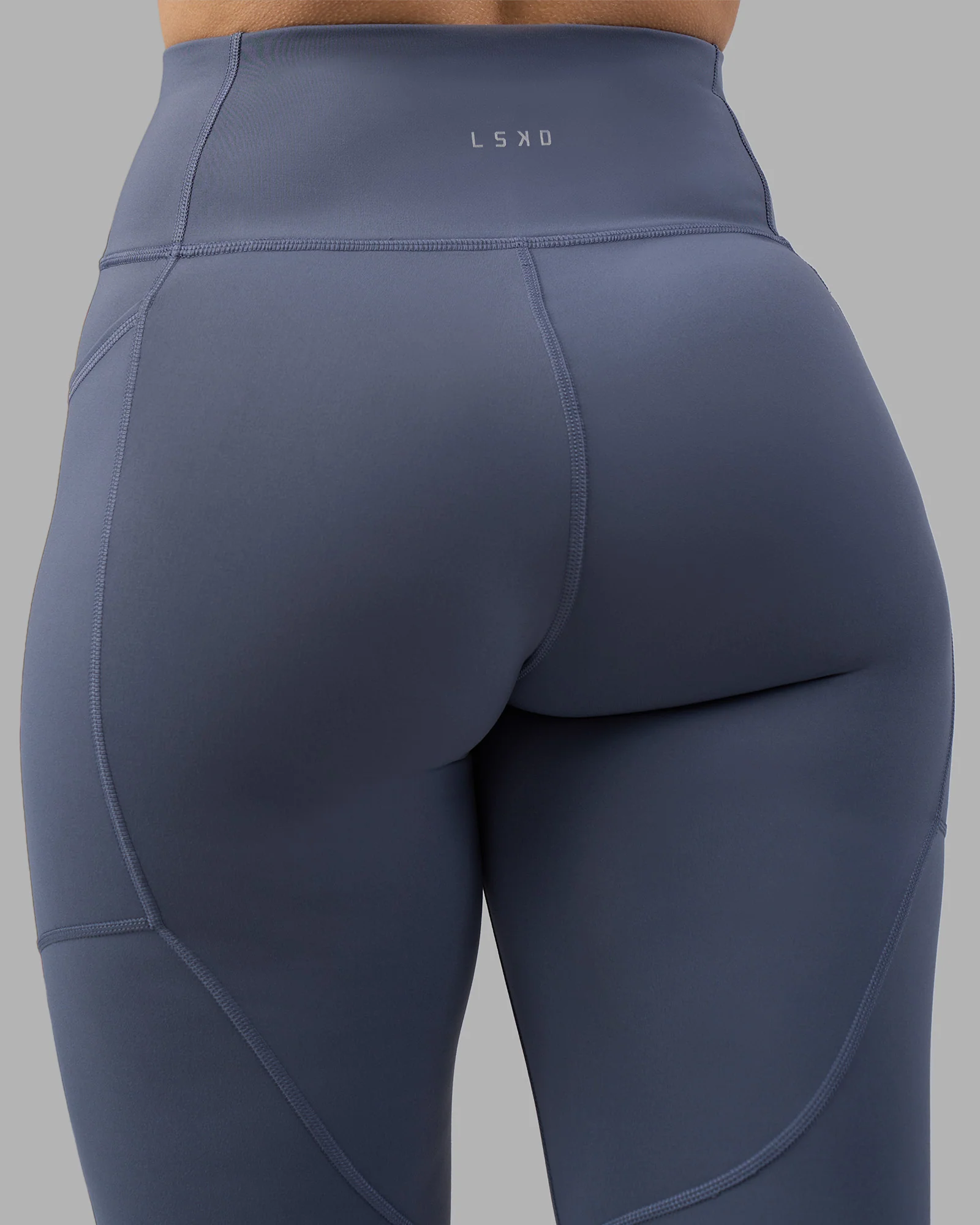 Rep Ultra High-Rise Full Length Legging Pockets - Night Shadow-White - Image 8
