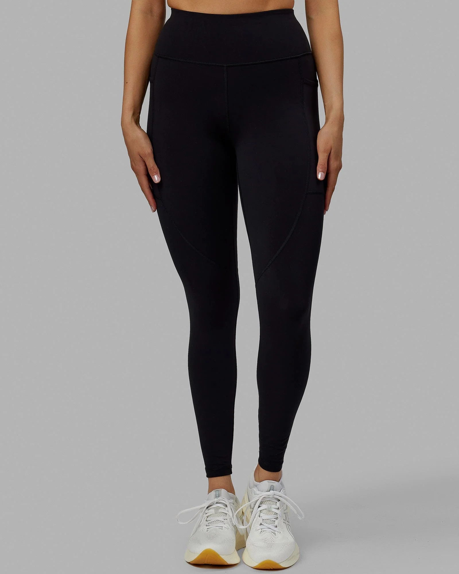 Rep Ultra High-Rise Full Length Legging Pockets No Logo - Black - Image 7
