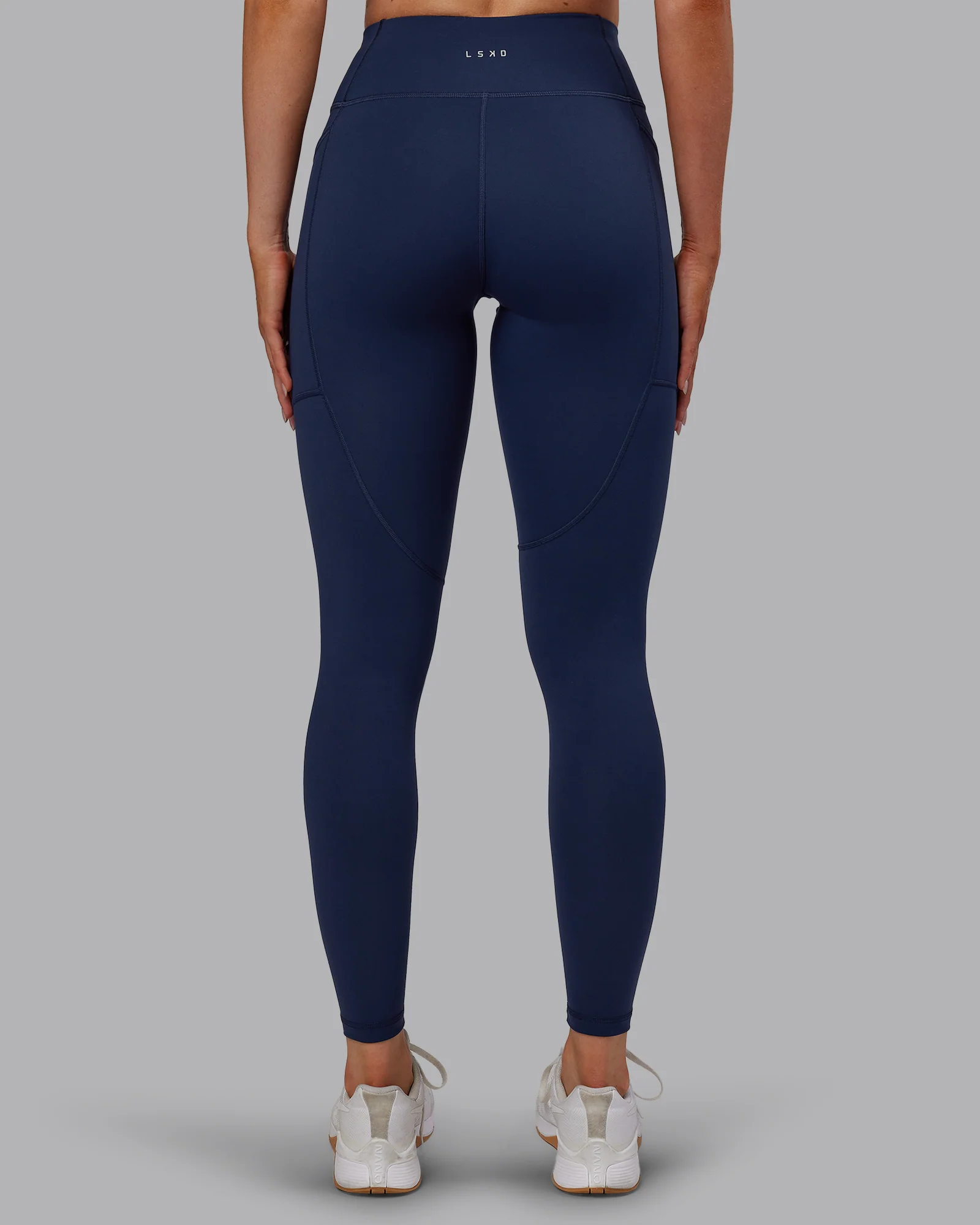 Rep Ultra High-Rise Full Length Legging Pockets No Logo - Future Navy - Image 4