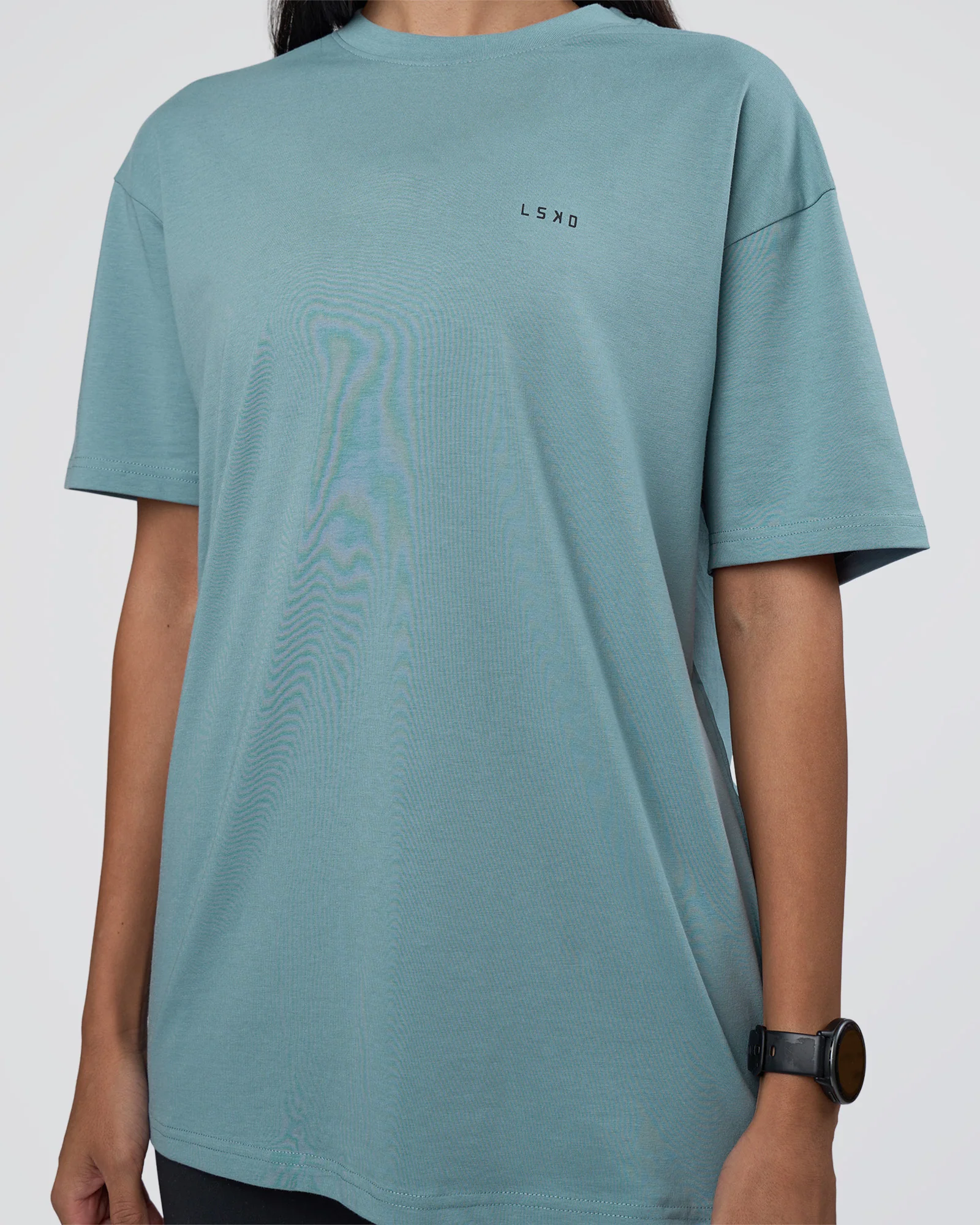 Research Department FLXCotton Oversized Tee - Smoke Blue - Image 10