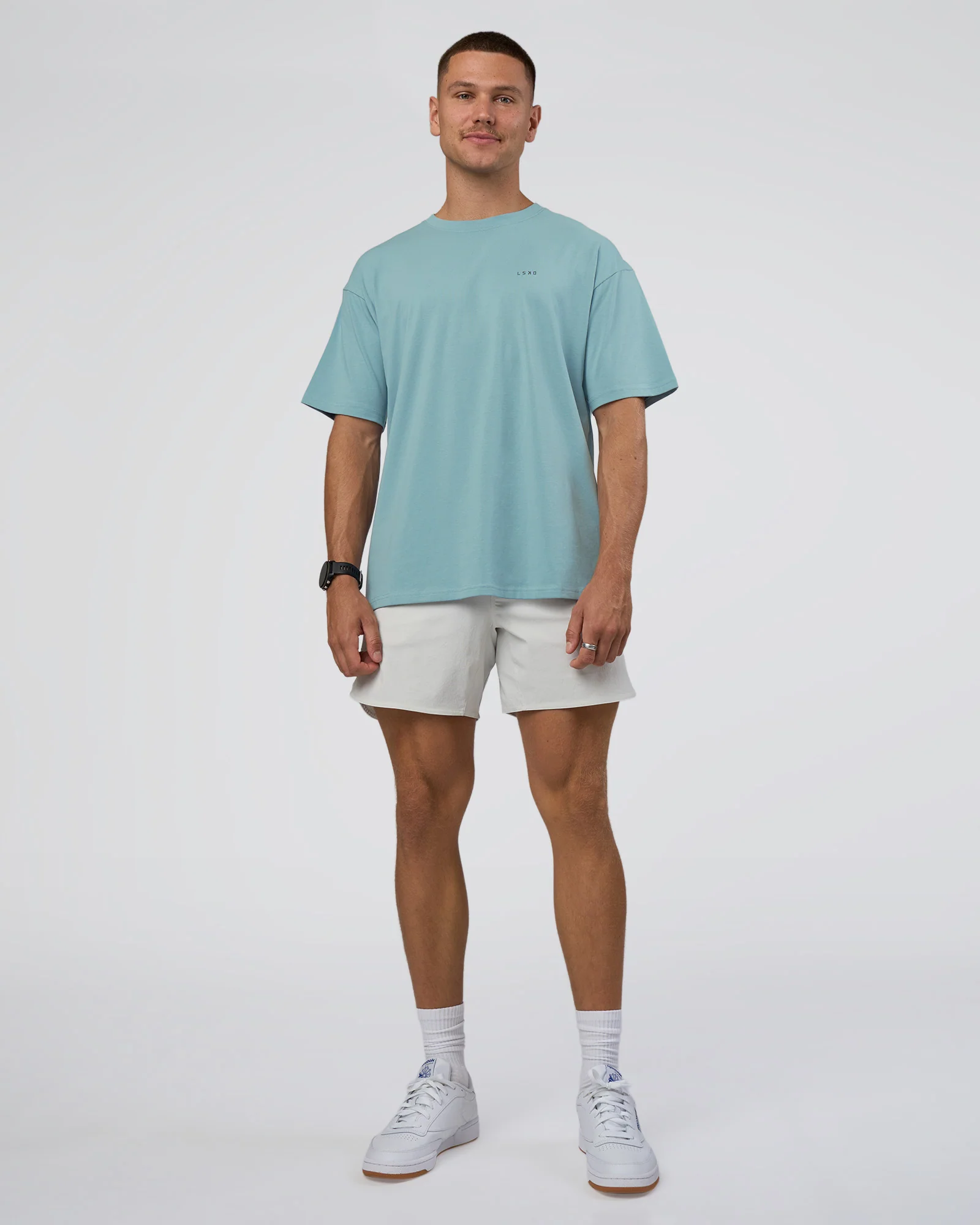 Research Department FLXCotton Oversized Tee - Smoke Blue - Image 6