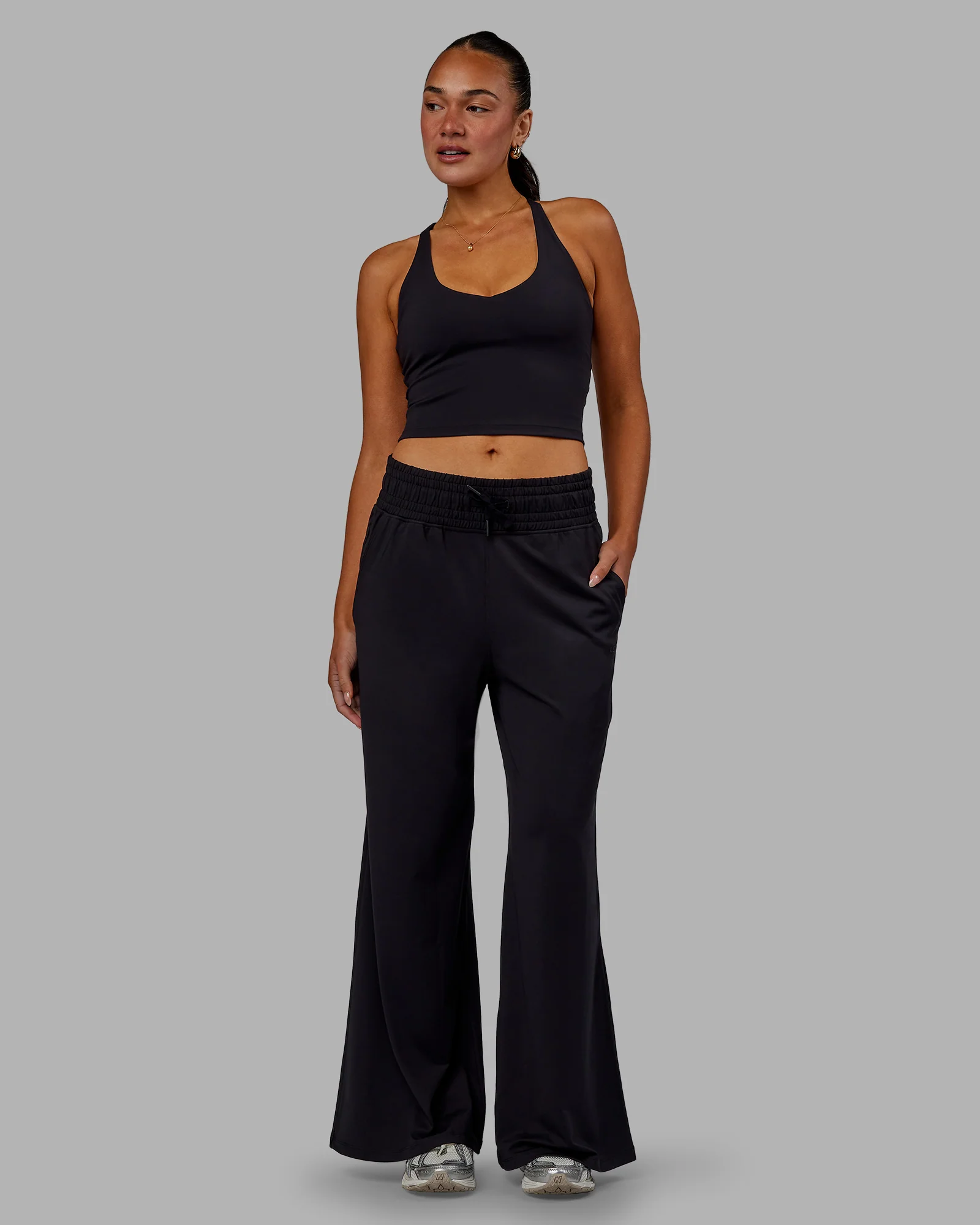 Restore CloudFLX Wide Leg Pant - Black - Image 3