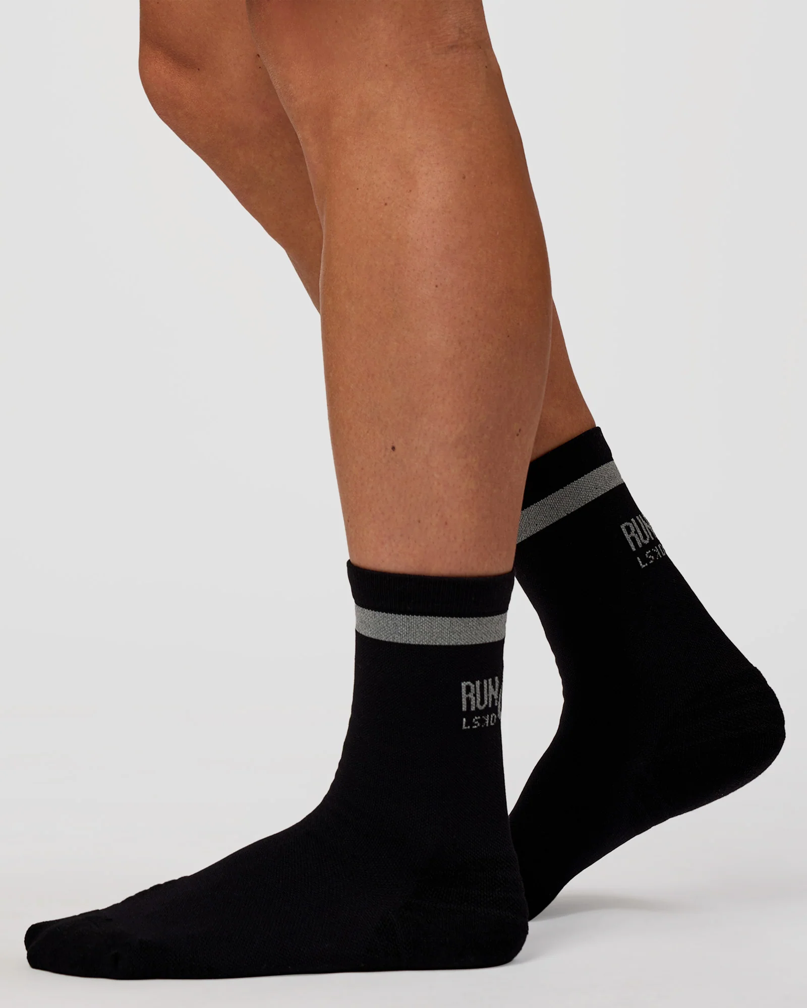Run Club Performance Socks 2.0 - Black-Reflective - Image 2