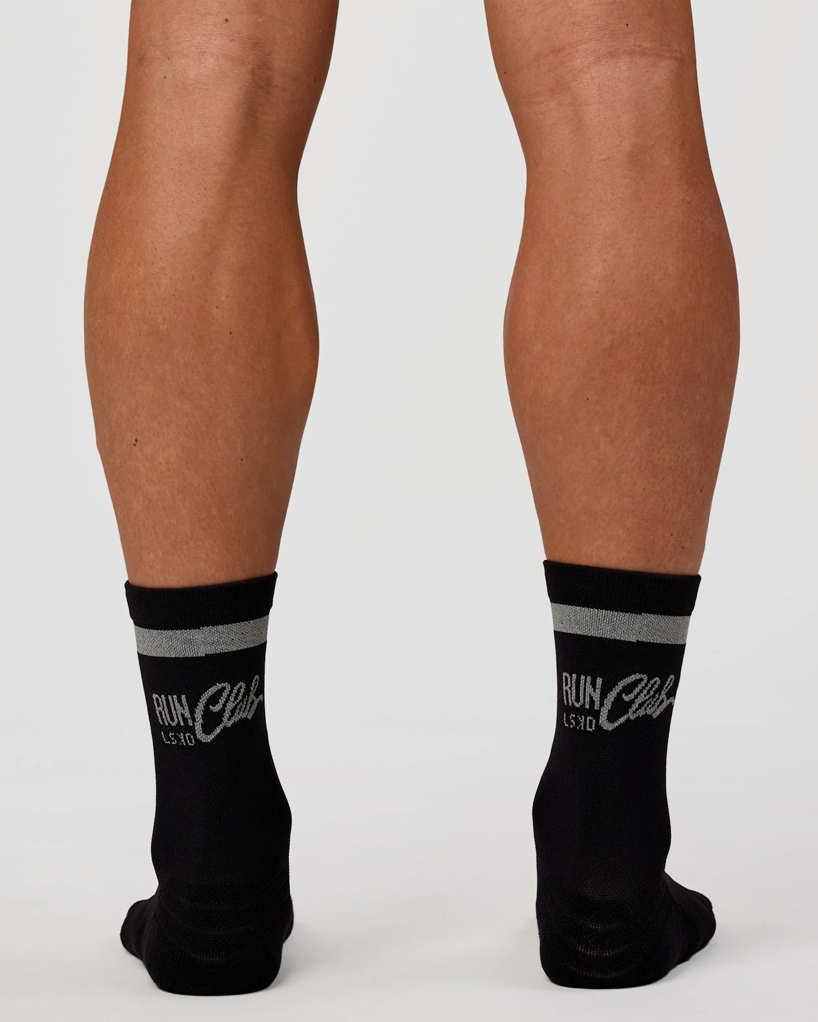 Run Club Performance Socks 2.0 - Black-Reflective - Image 3