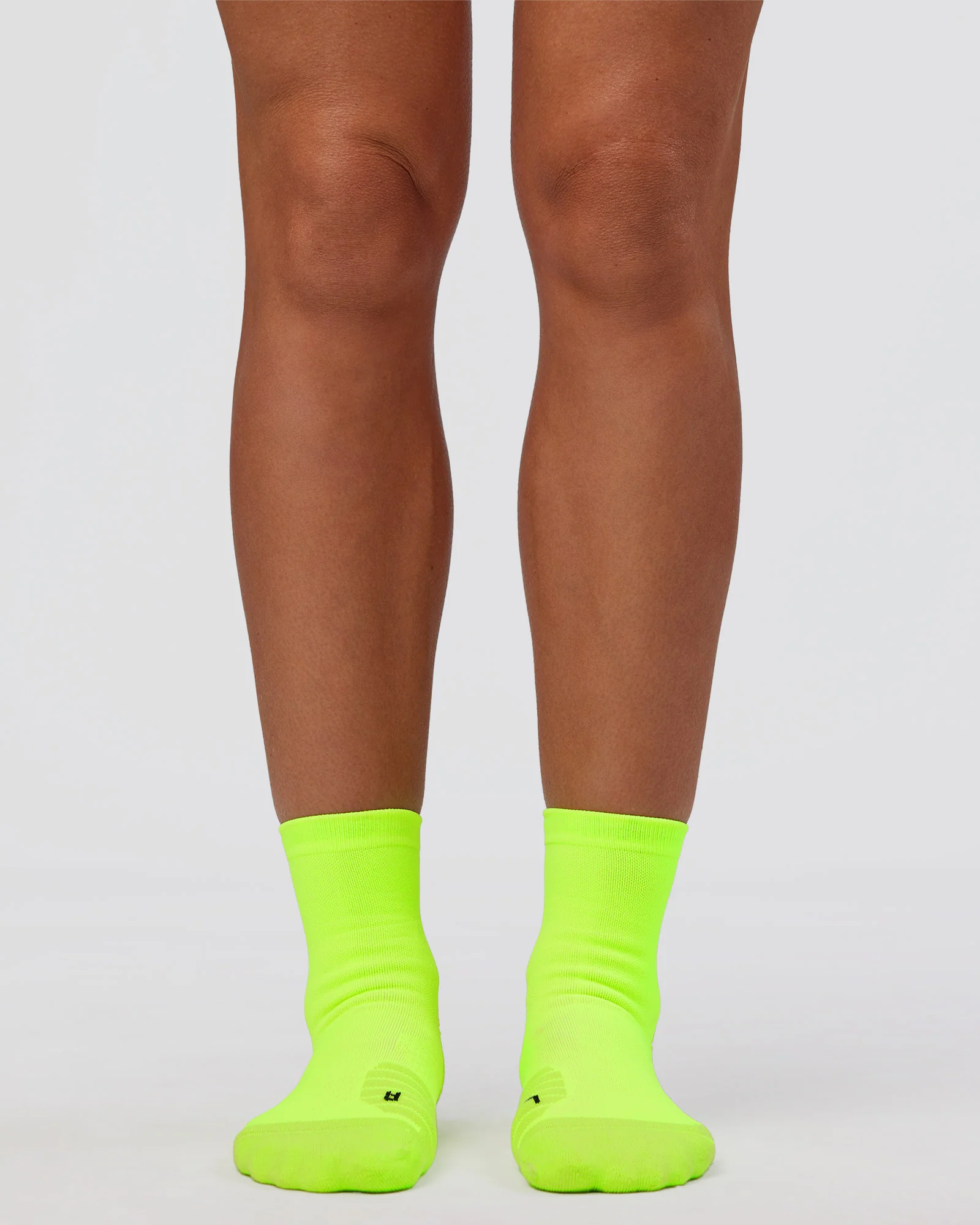 Run Club Performance Quarter Socks - Lime Glo - Image 4