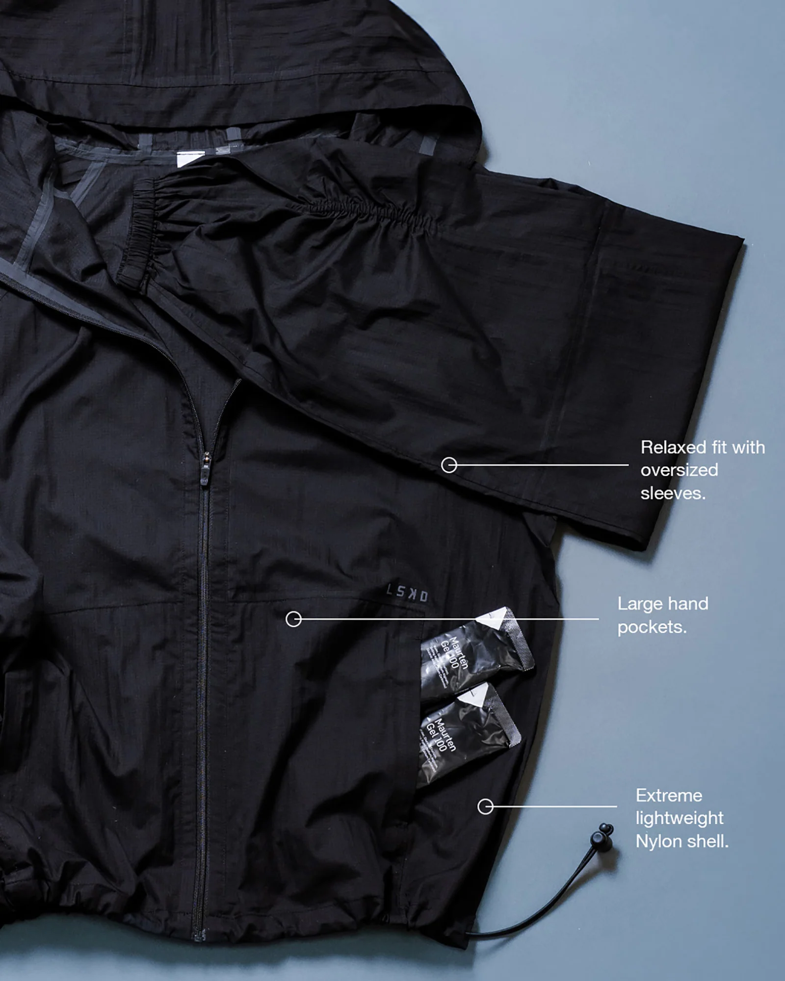 Run Light Jacket - Black - Image 2