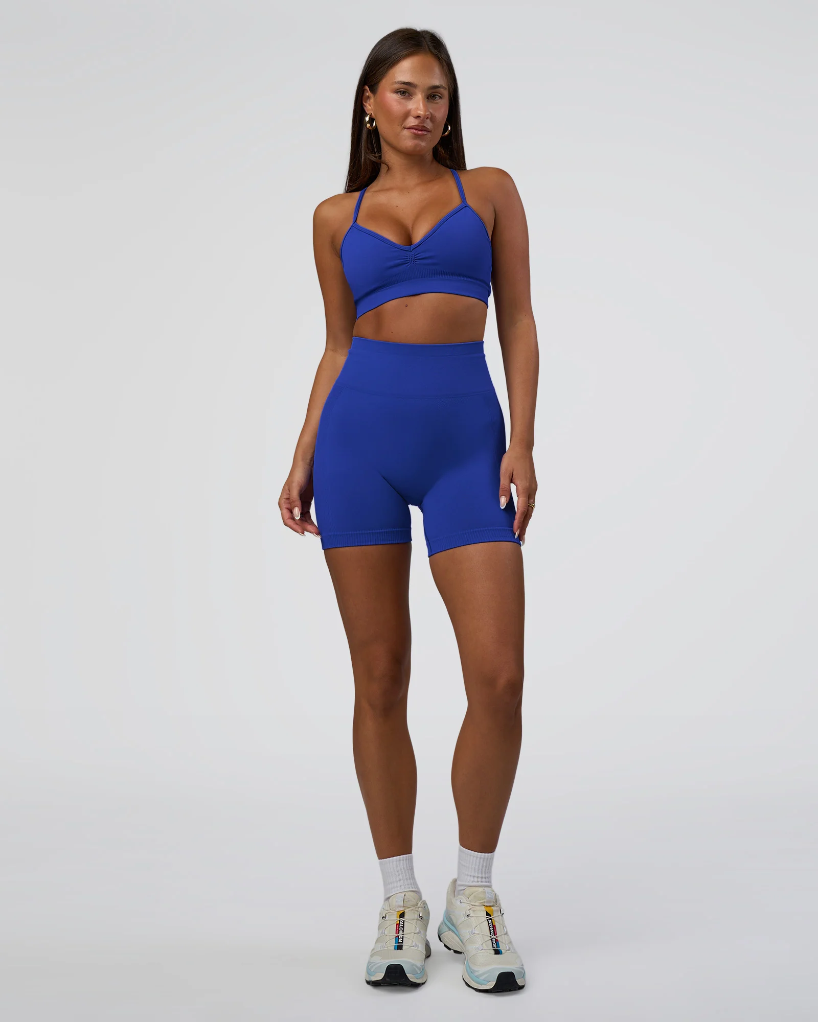 Spark Seamless Sports Bra - Power Cobalt - Image 5