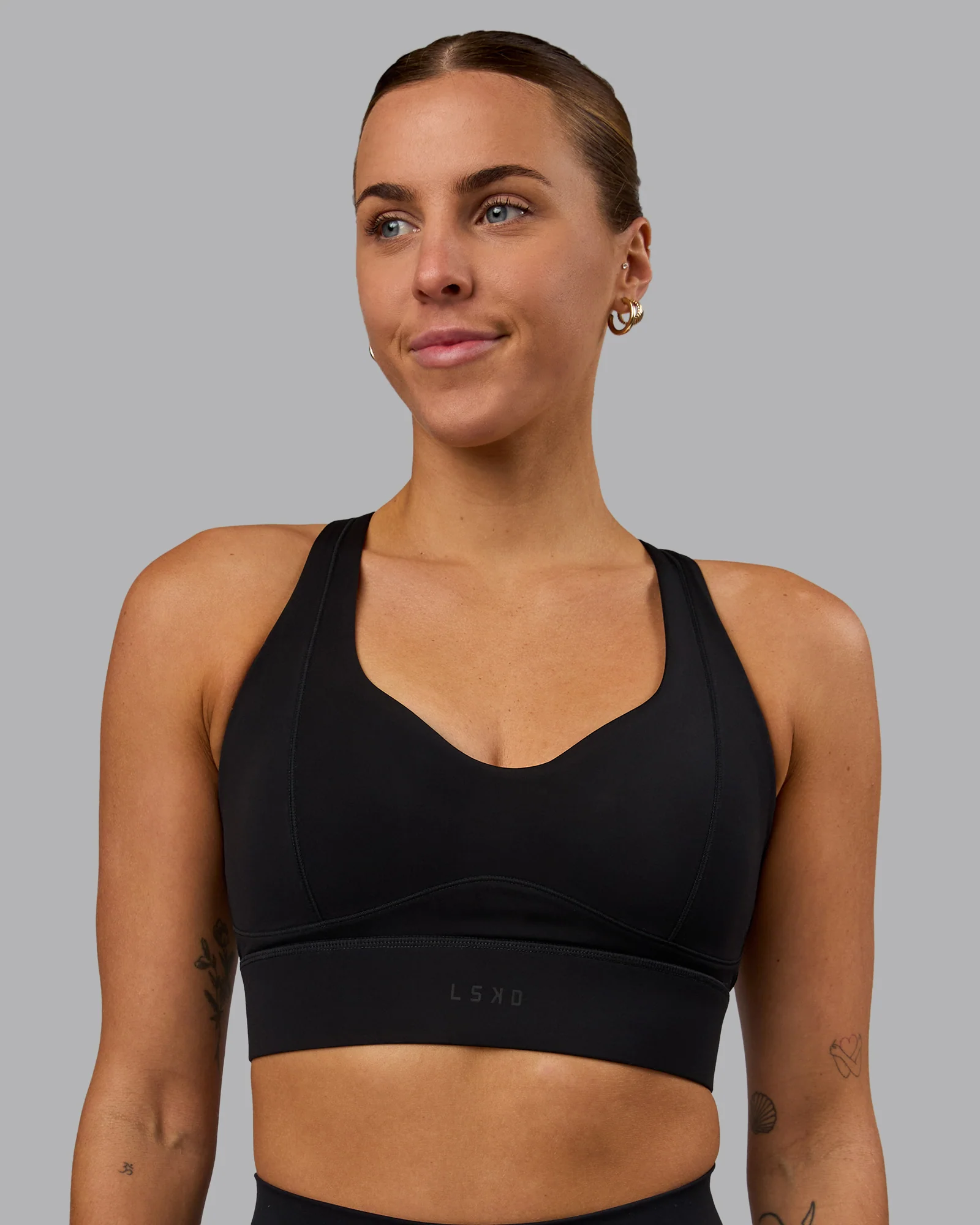 Sculpt Sports Bra - Black - Image 3