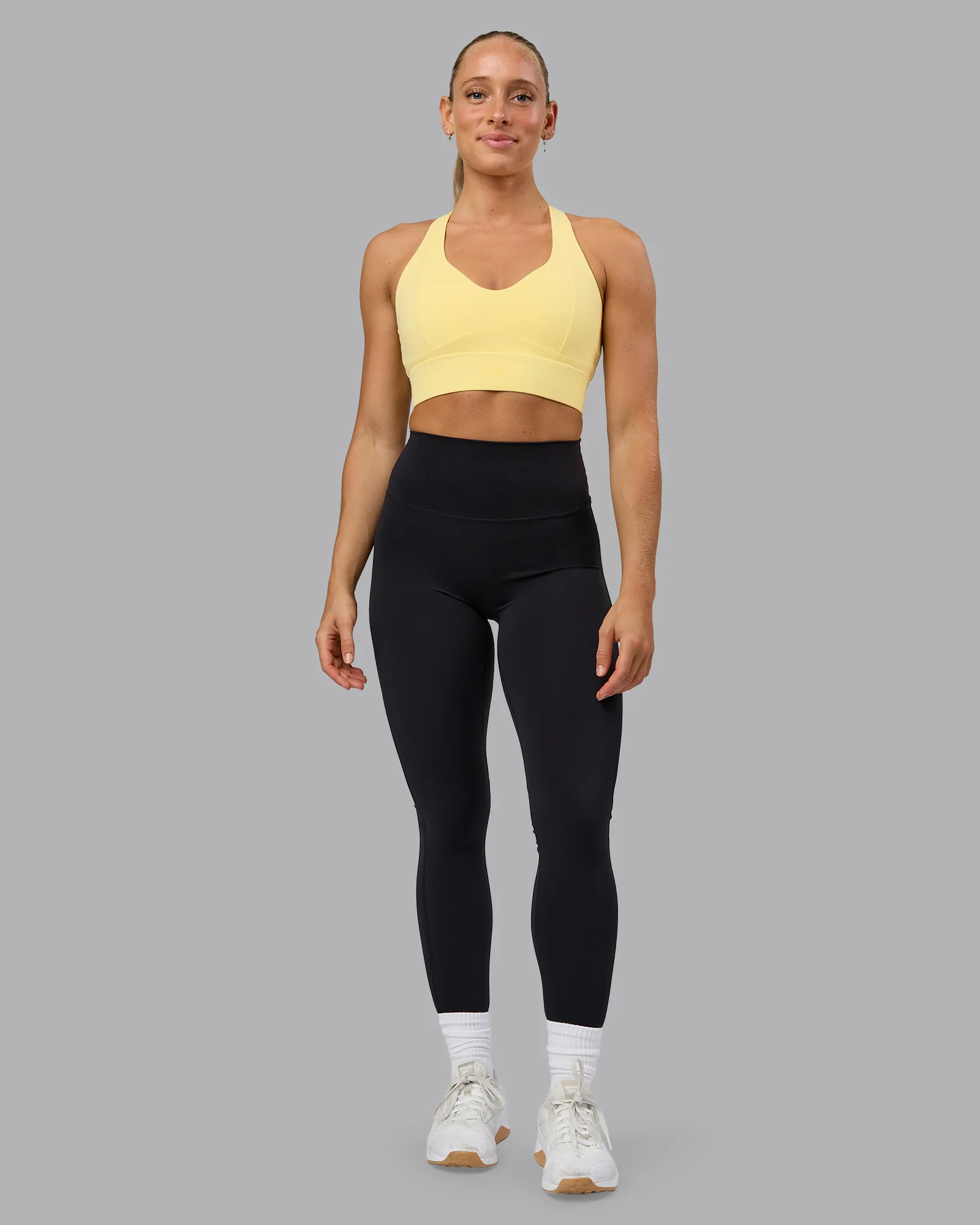 Sculpt Sports Bra - Lemon - Image 3