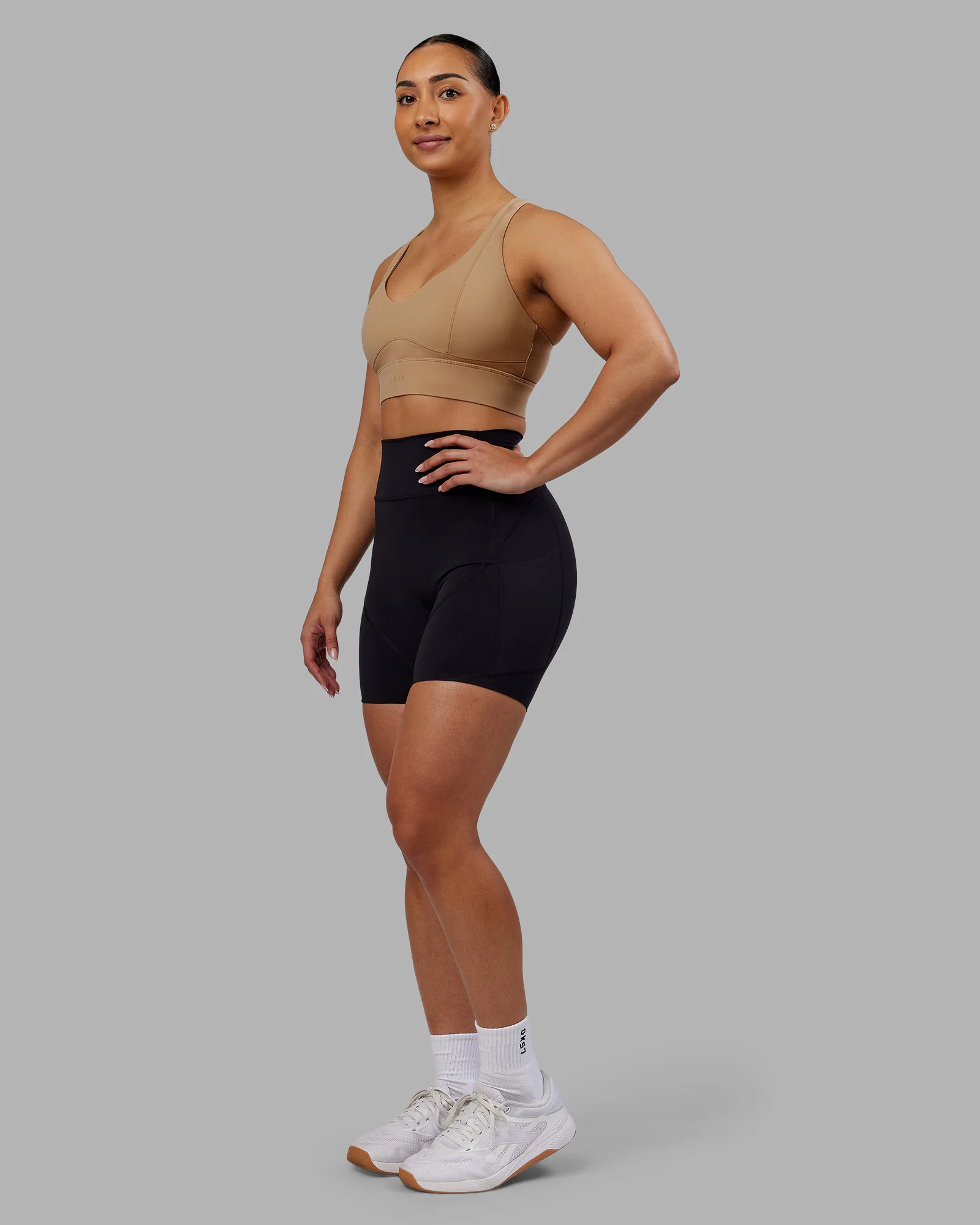 Sculpt Sports Bra - Warm Smoke - Image 3