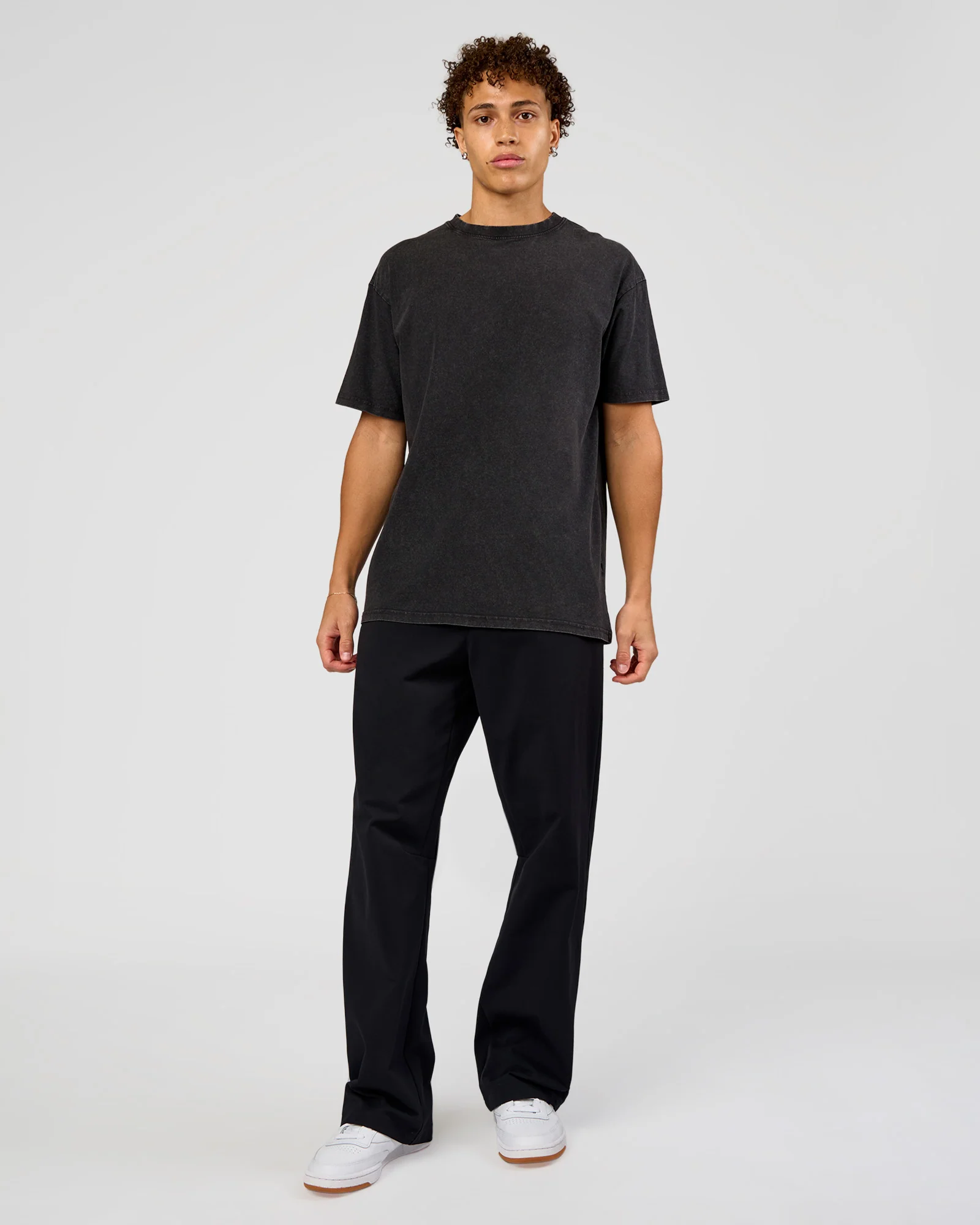 Shadow Mode FLXCotton Oversized Tee - Black Washed - Image 10