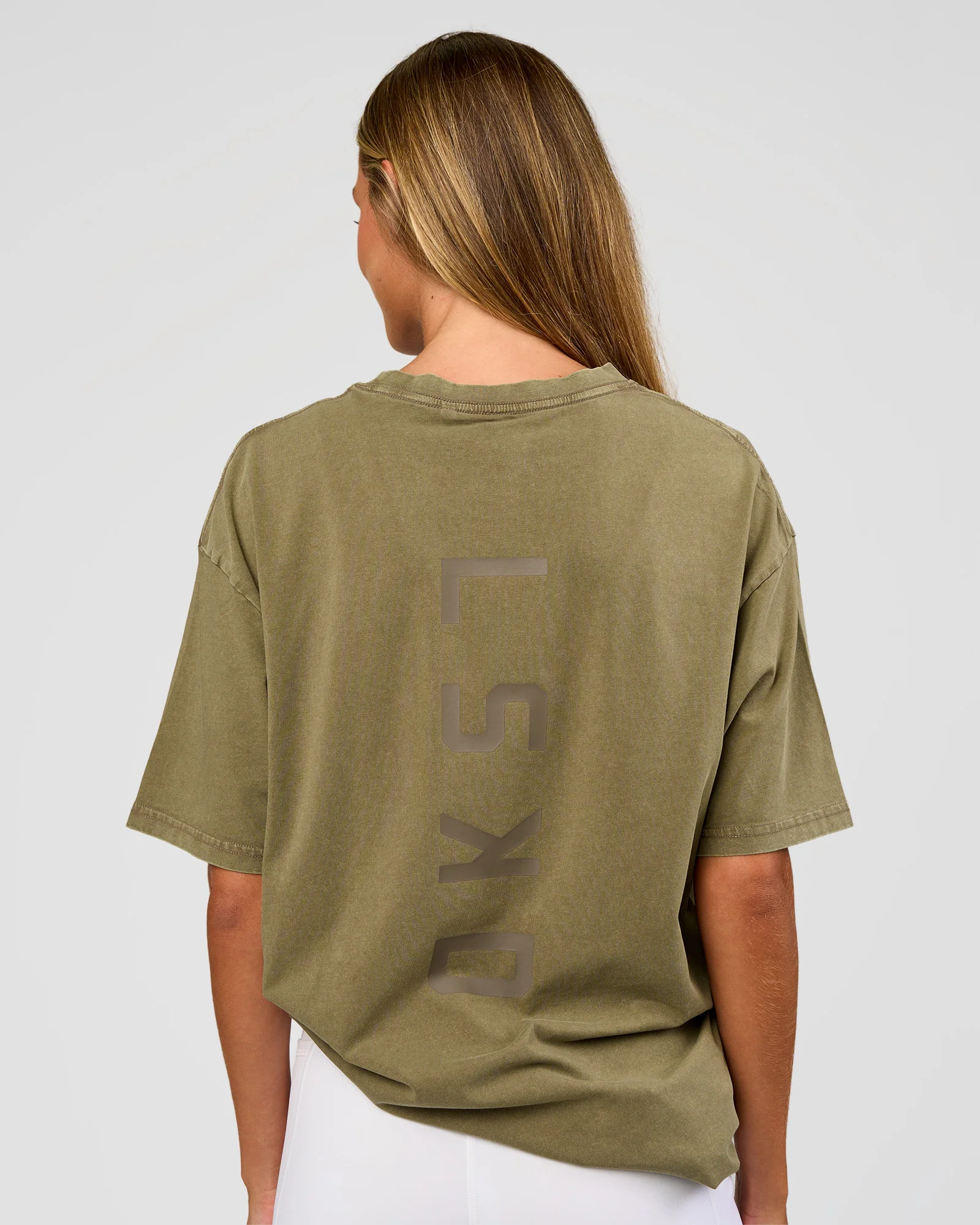 Shadow Mode FLXCotton Oversized Tee - Walnut Grey Washed - Image 4