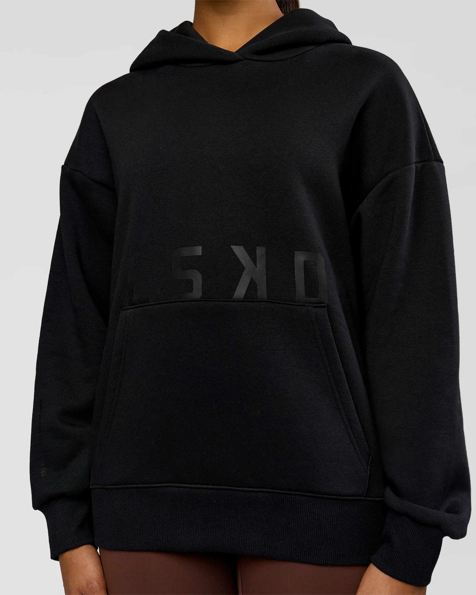 Shadow Mode Oversized Hoodie - Black - Image 13