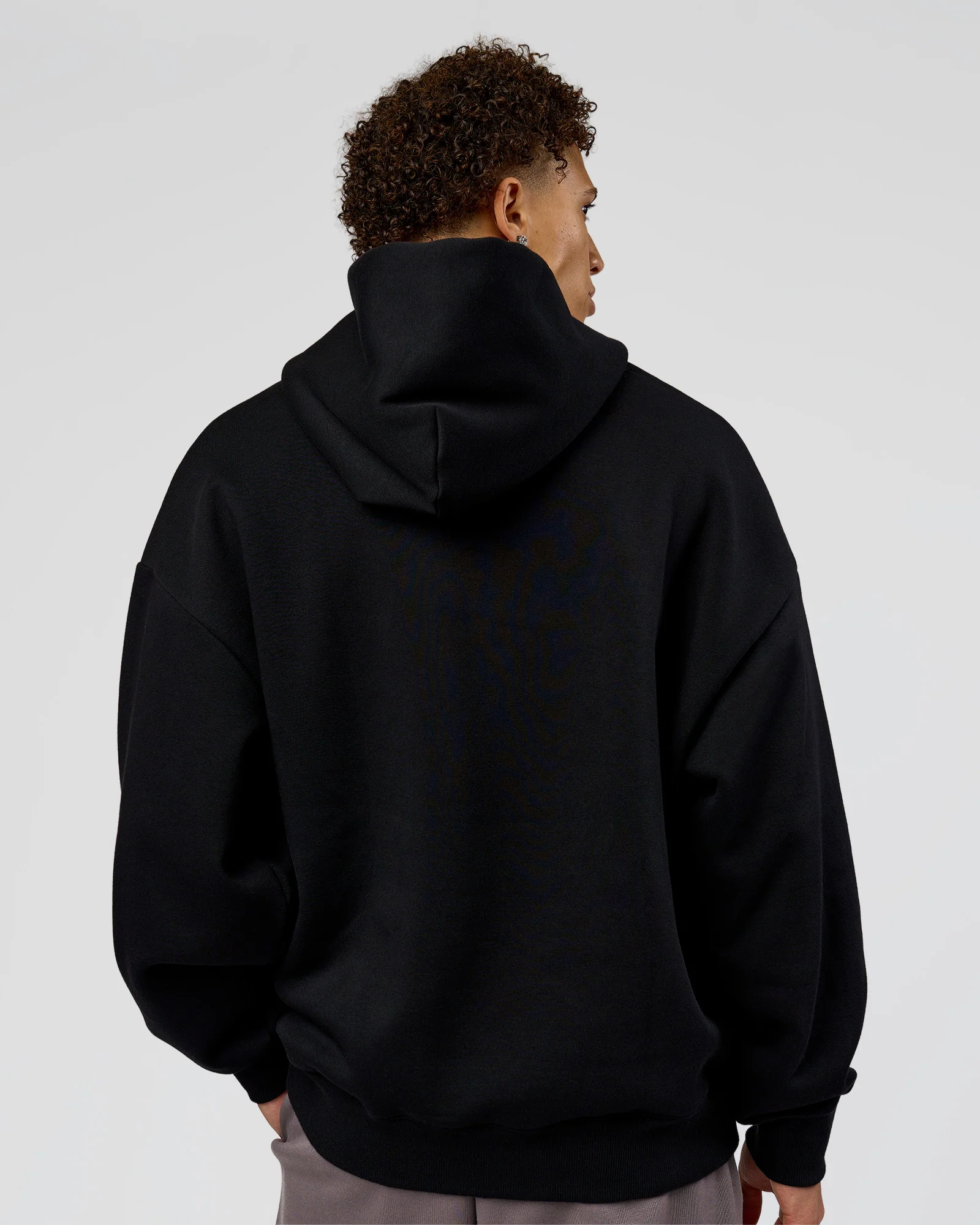 Shadow Mode Oversized Hoodie - Black - Image 7