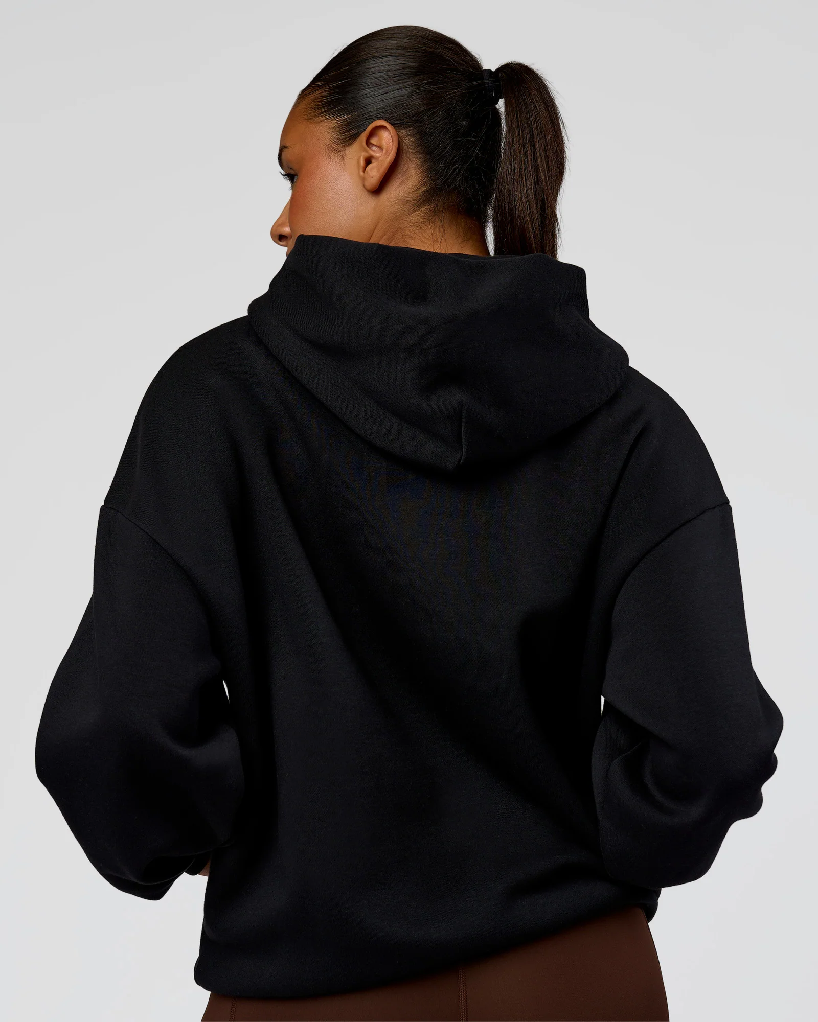 Shadow Mode Oversized Hoodie - Black - Image 8