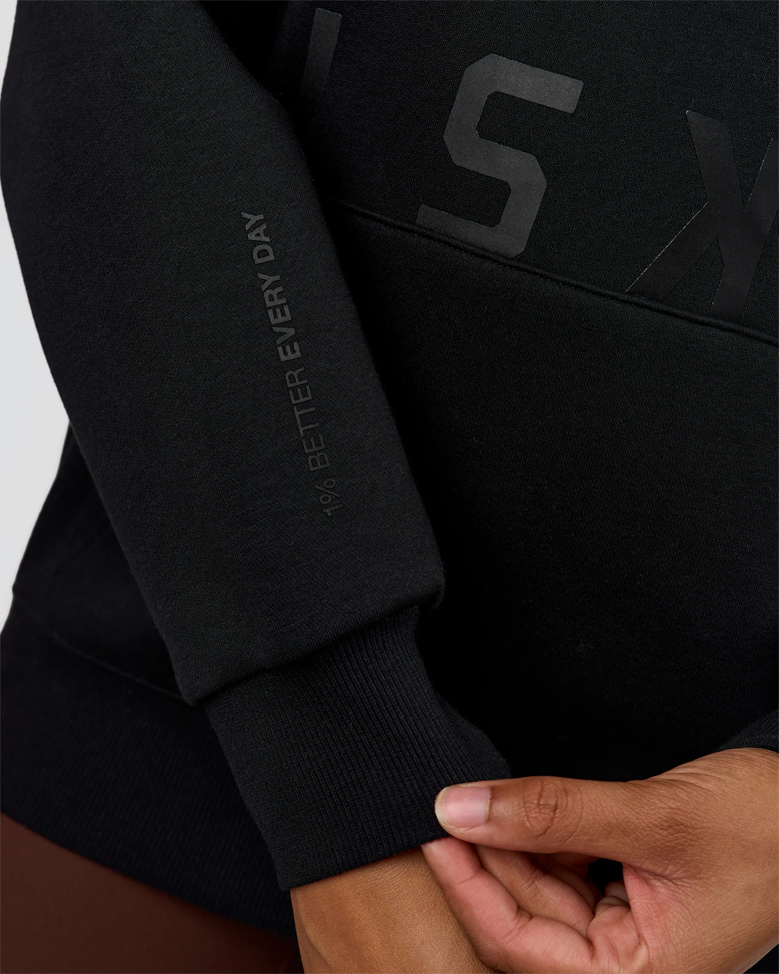 Shadow Mode Oversized Hoodie - Black - Image 9