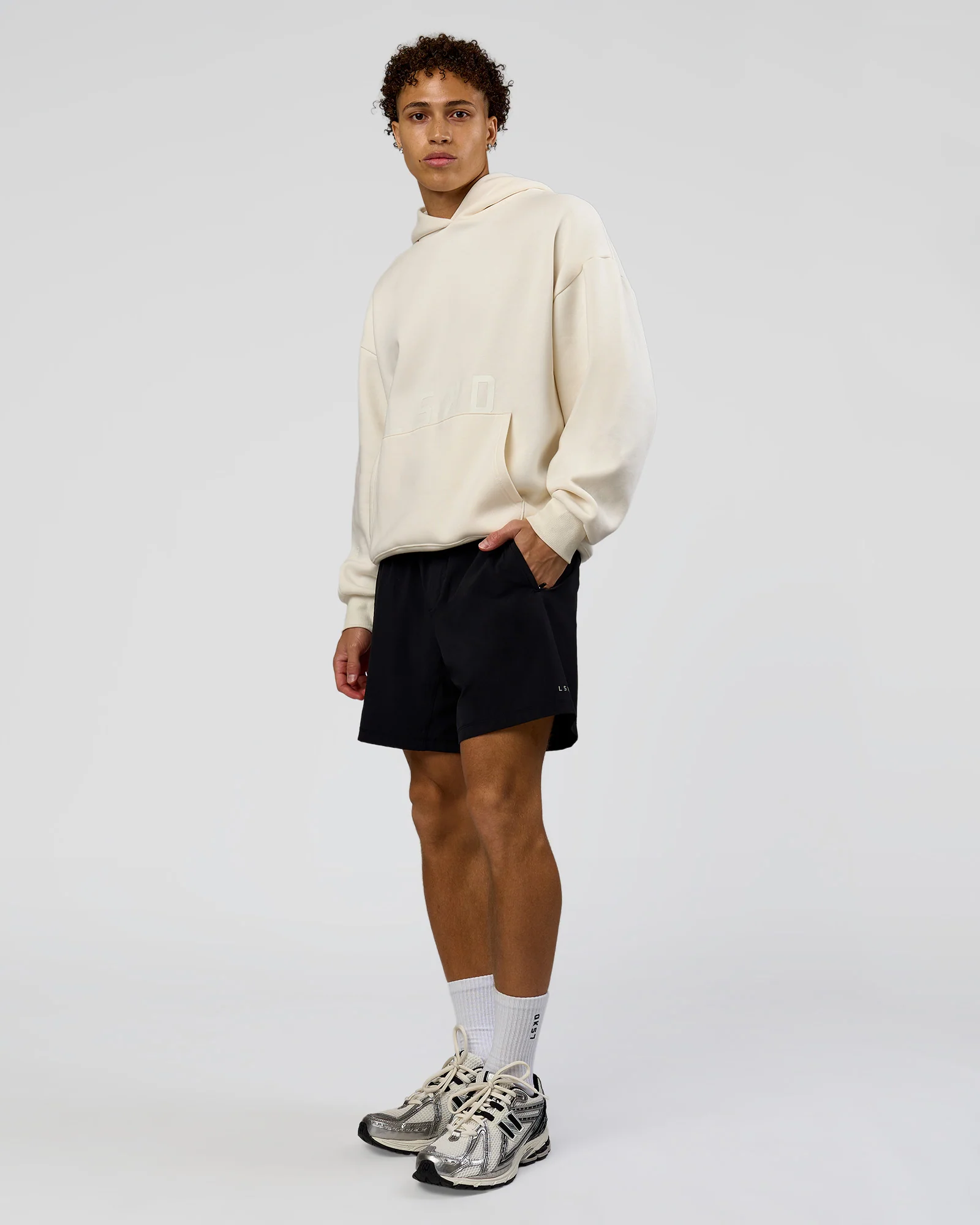 Shadow Mode Oversized Hoodie - Off White - Image 13
