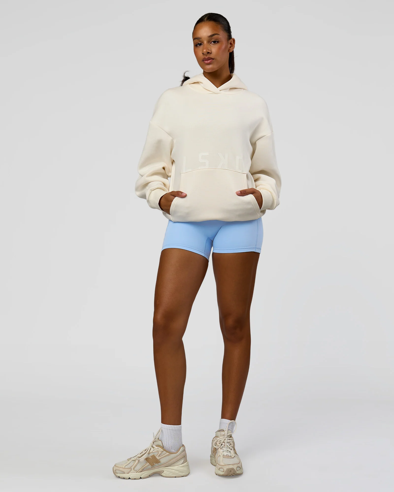 Shadow Mode Oversized Hoodie - Off White - Image 14