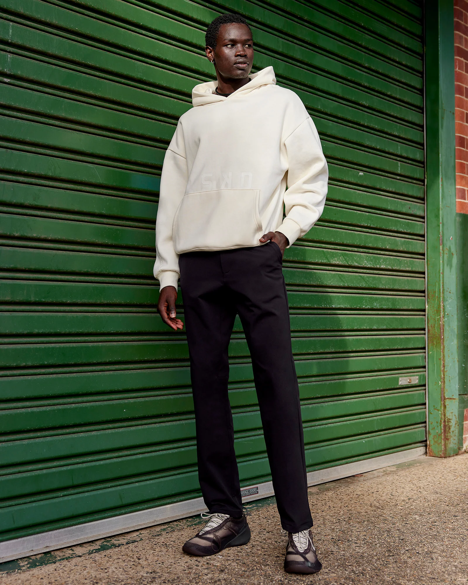 Shadow Mode Oversized Hoodie - Off White - Image 6