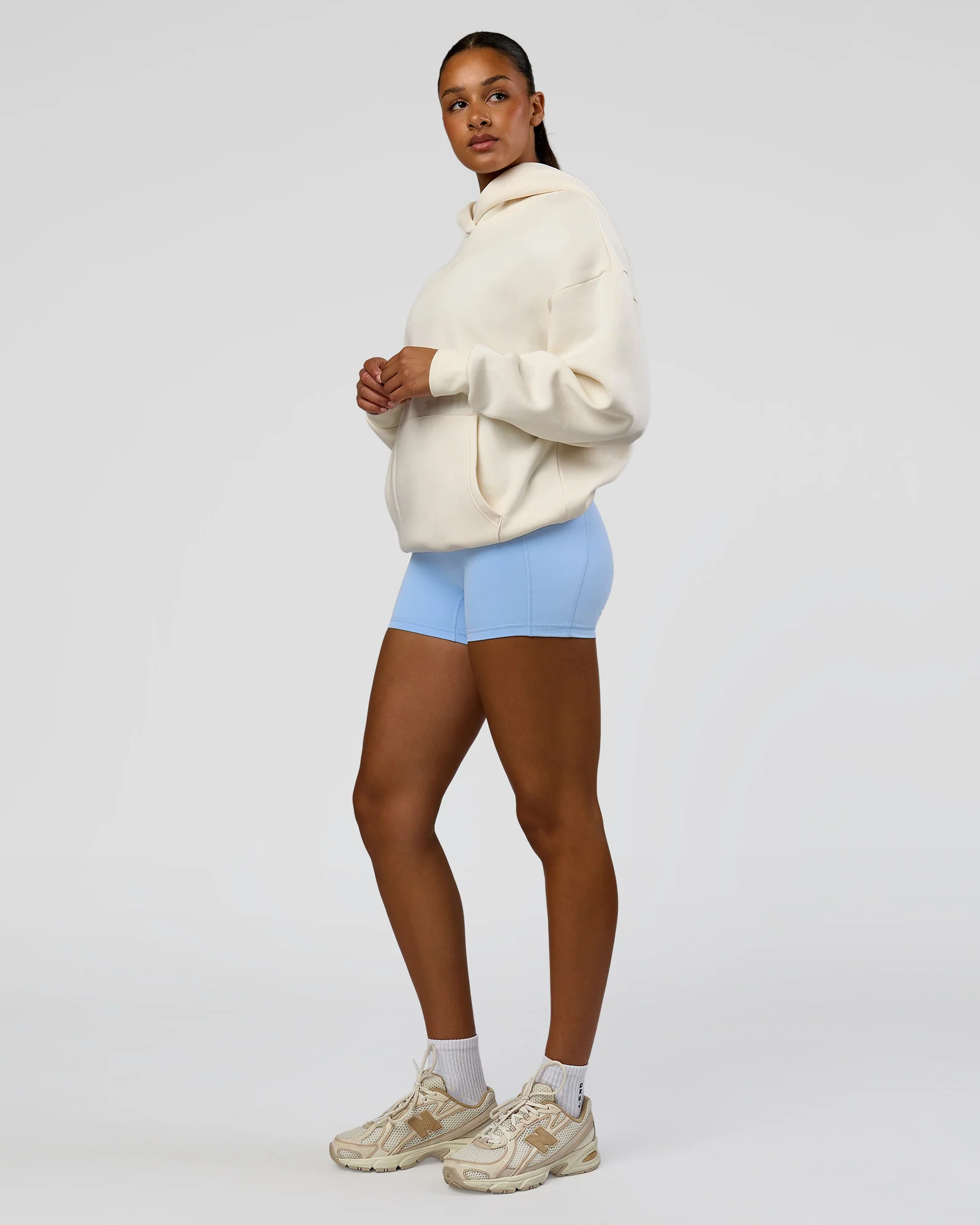 Shadow Mode Oversized Hoodie - Off White - Image 9