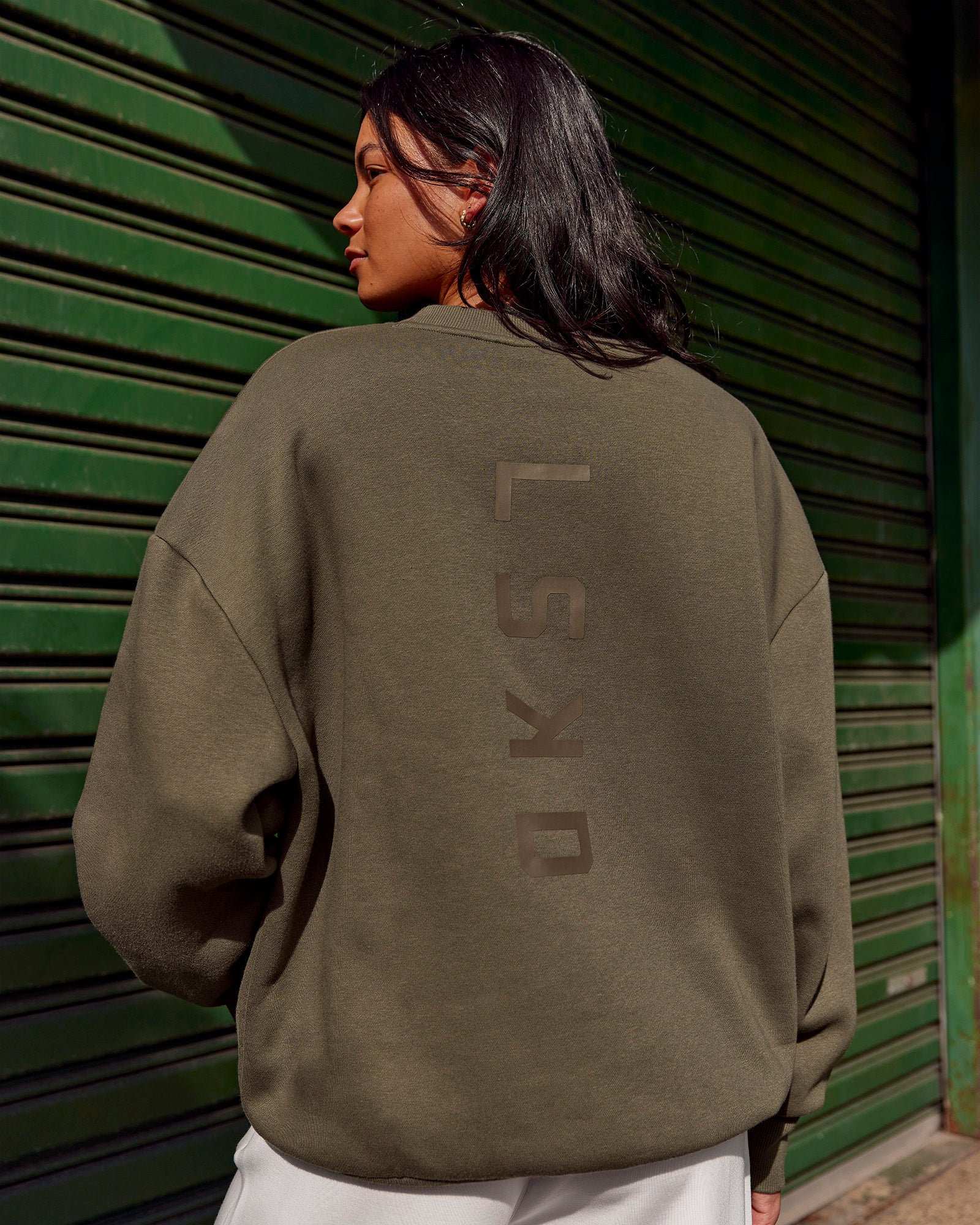 Shadow Mode Oversized Sweater - Walnut Grey - Image 4