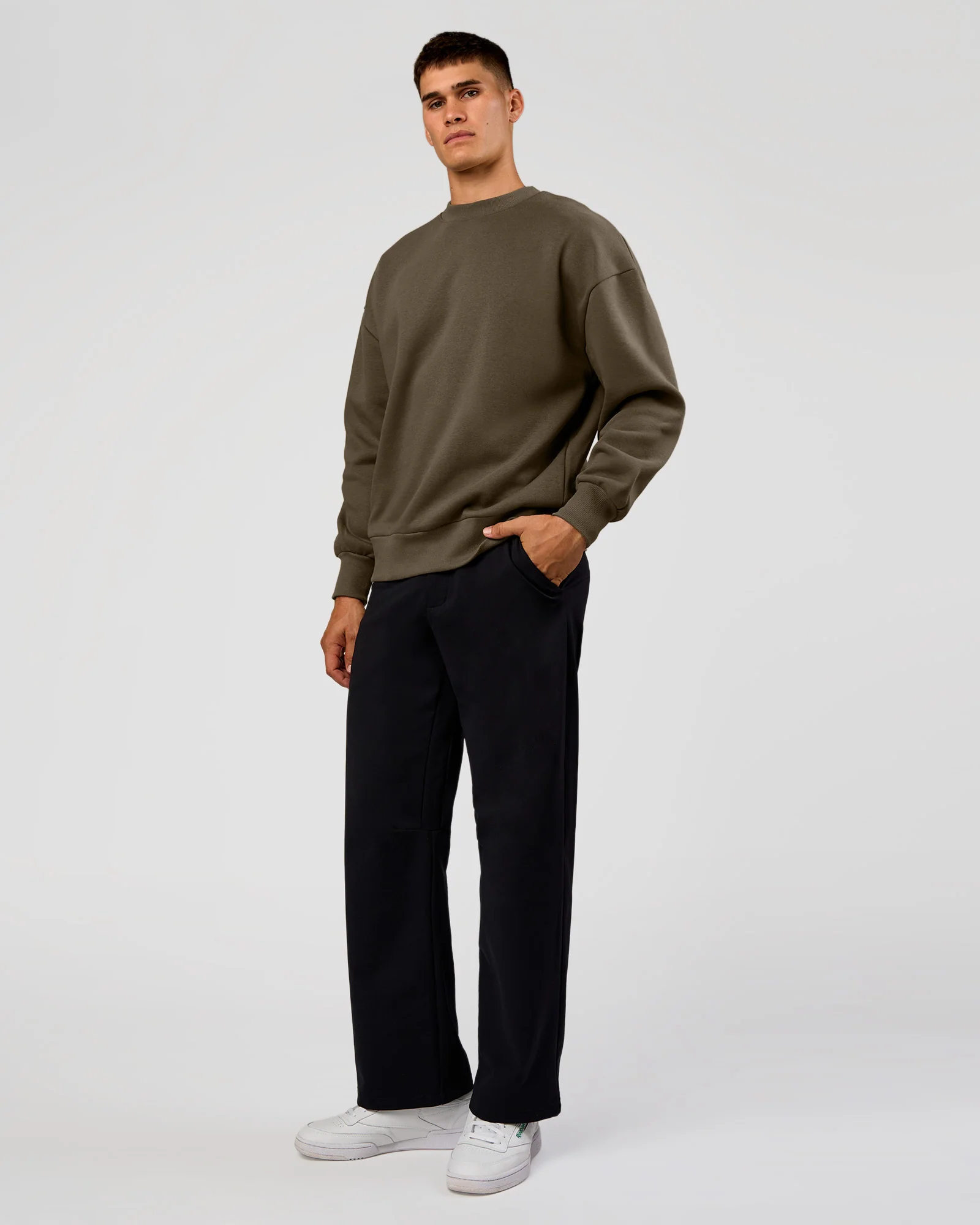 Shadow Mode Oversized Sweater - Walnut Grey - Image 6