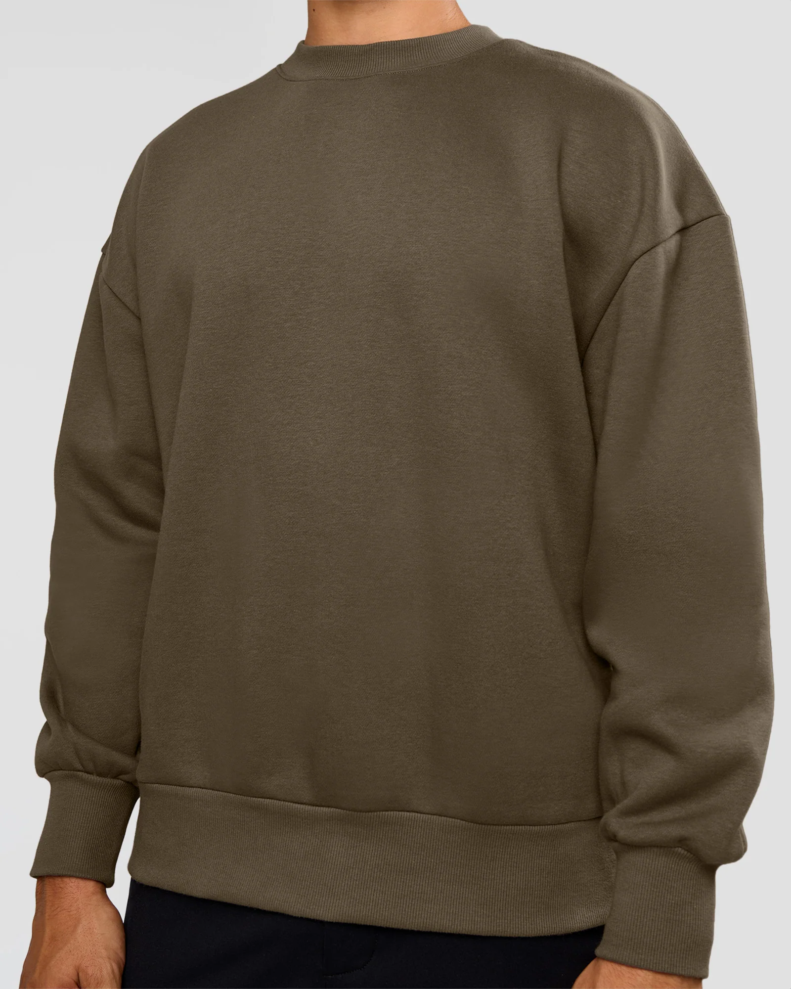 Shadow Mode Oversized Sweater - Walnut Grey - Image 7