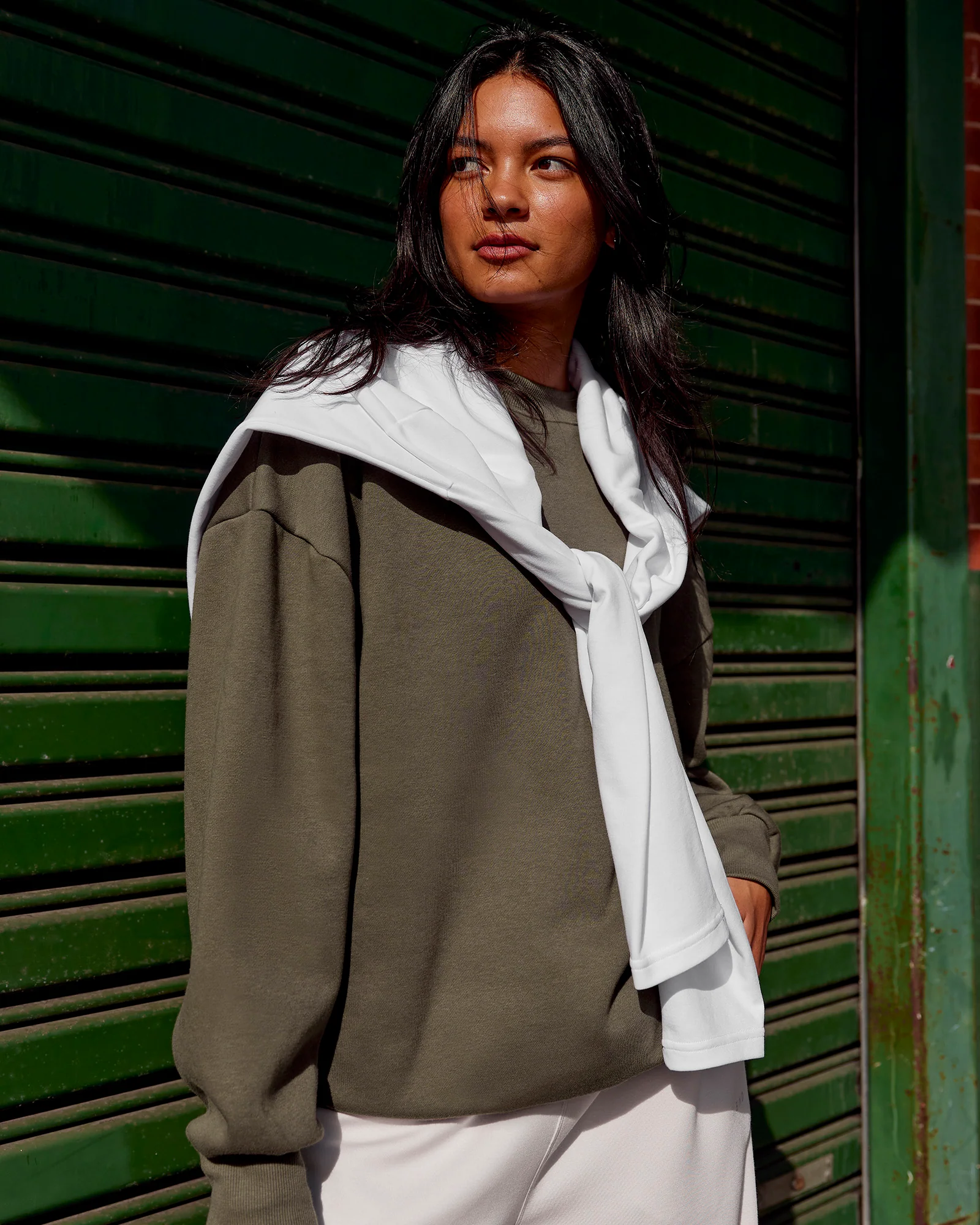 Shadow Mode Oversized Sweater - Walnut Grey - Image 8