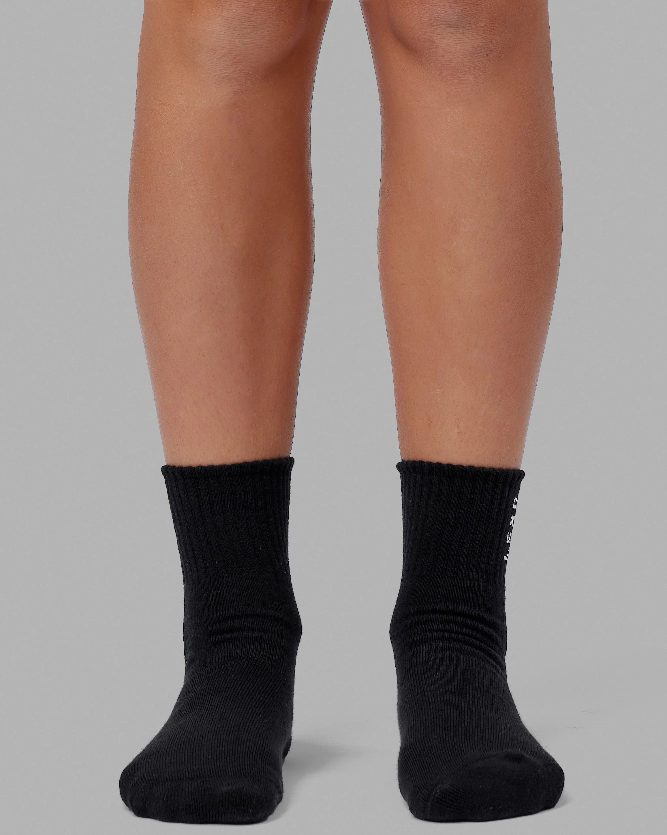 Signal Quarter Socks 3 Pack - Black-White - Image 3