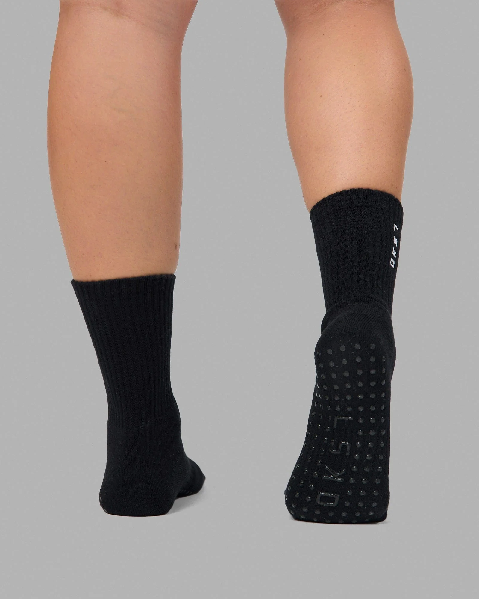 Signal Crew Pilates Grip Sock - Black-Black - Image 3