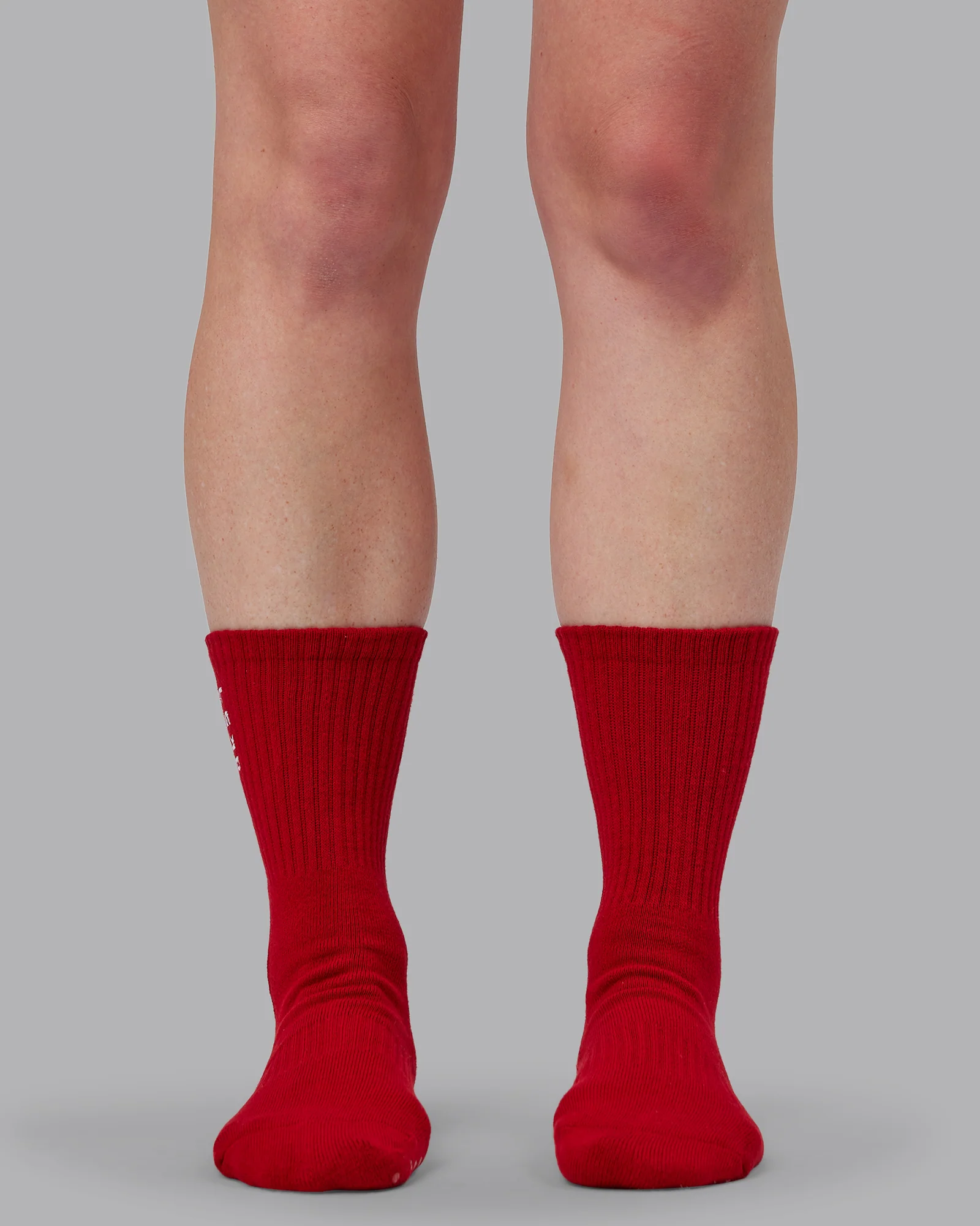 Signal Crew Pilates Grip Sock - Cherry Lacquer-Marshmallow - Image 5